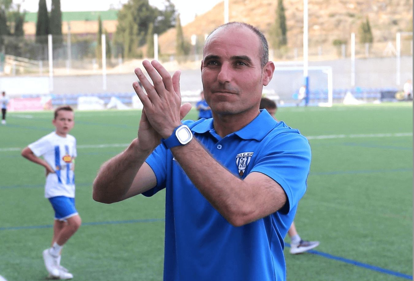  Iván Martínez, entrenador de la SD Ejea