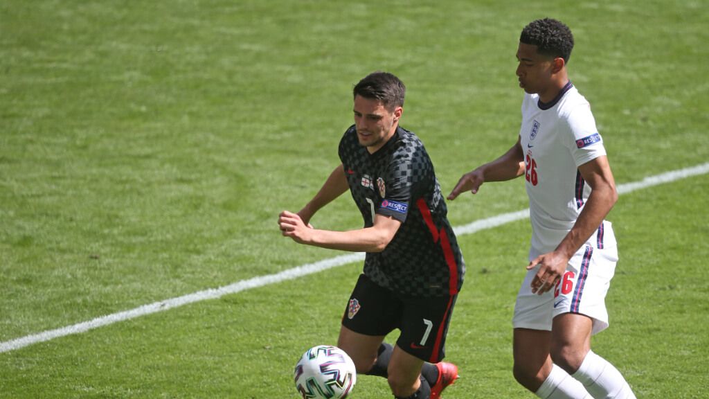  Jude Bellingham, durante el Inglaterra-Croacia de la Eurocopa 2020 (foto: Cordon Press).