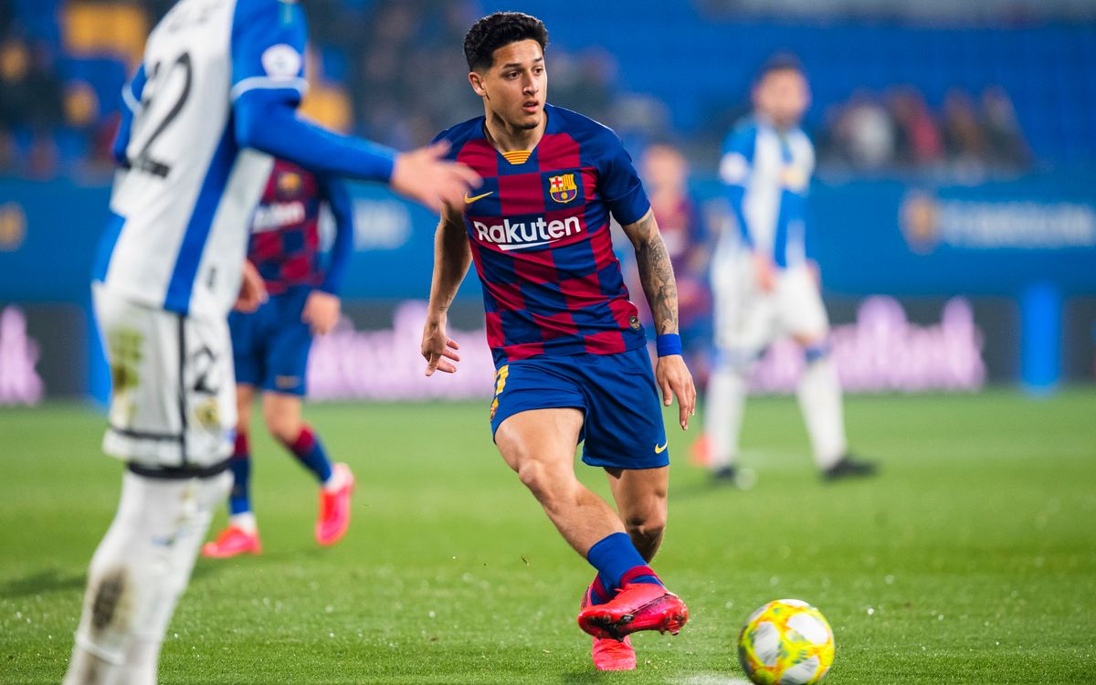 Kike Saverio en su etapa en el Barça