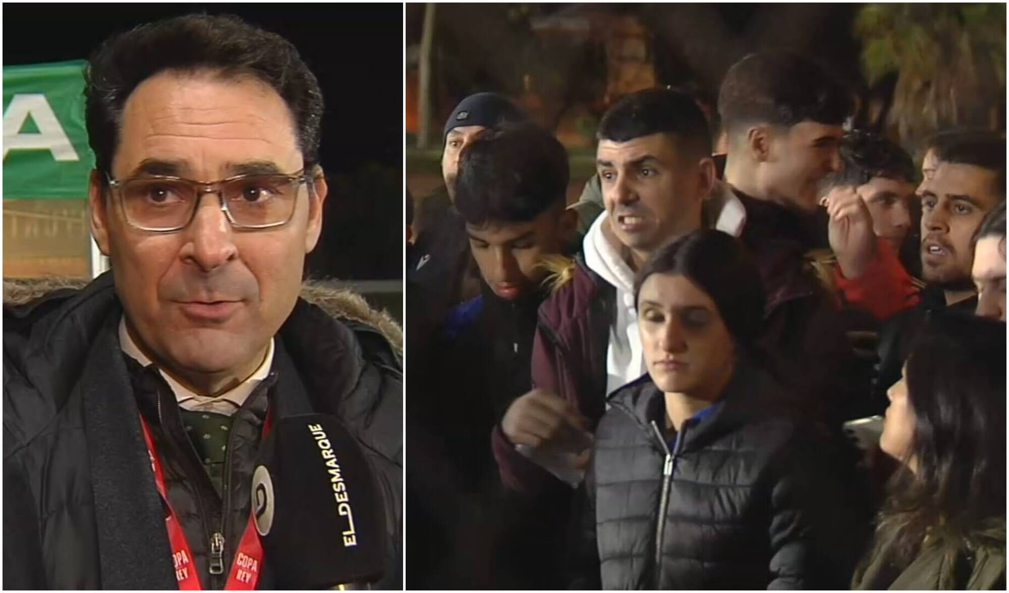  Los aficionados sin entrada y el secretario del Parla