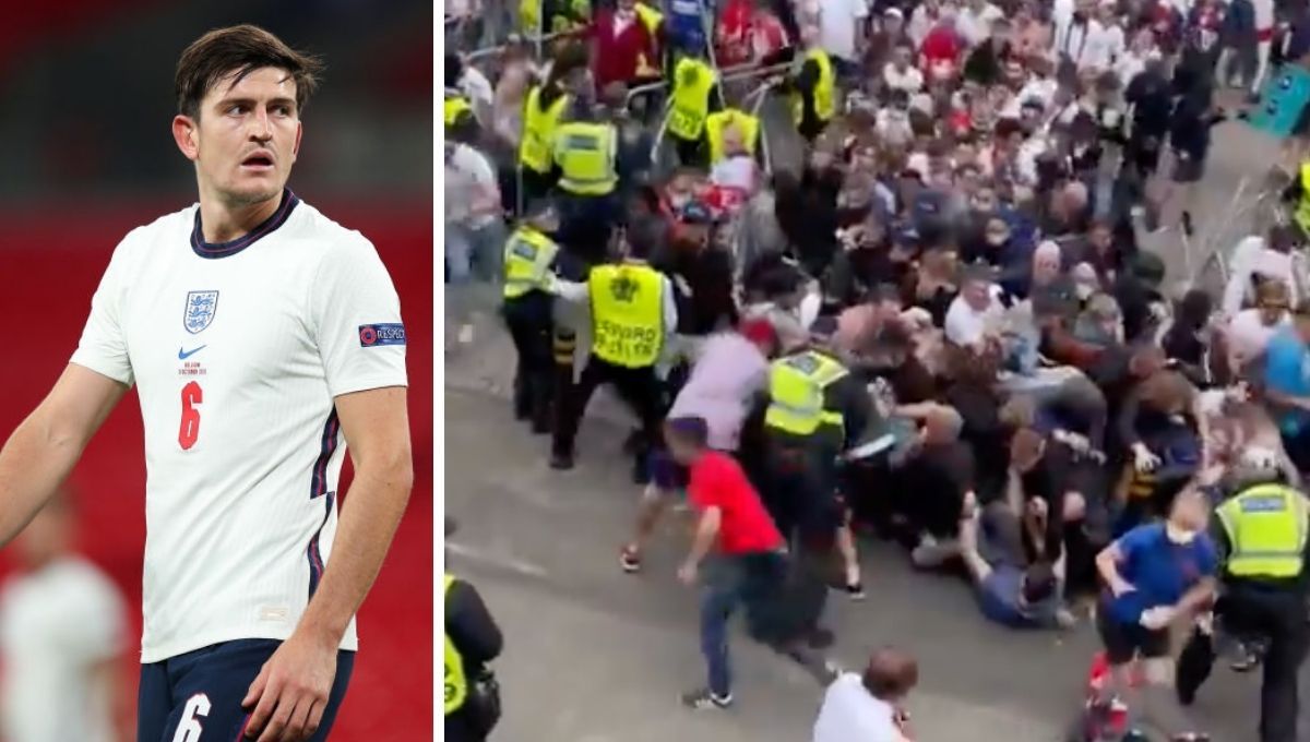 Maguire y los incidentes en Wembley.