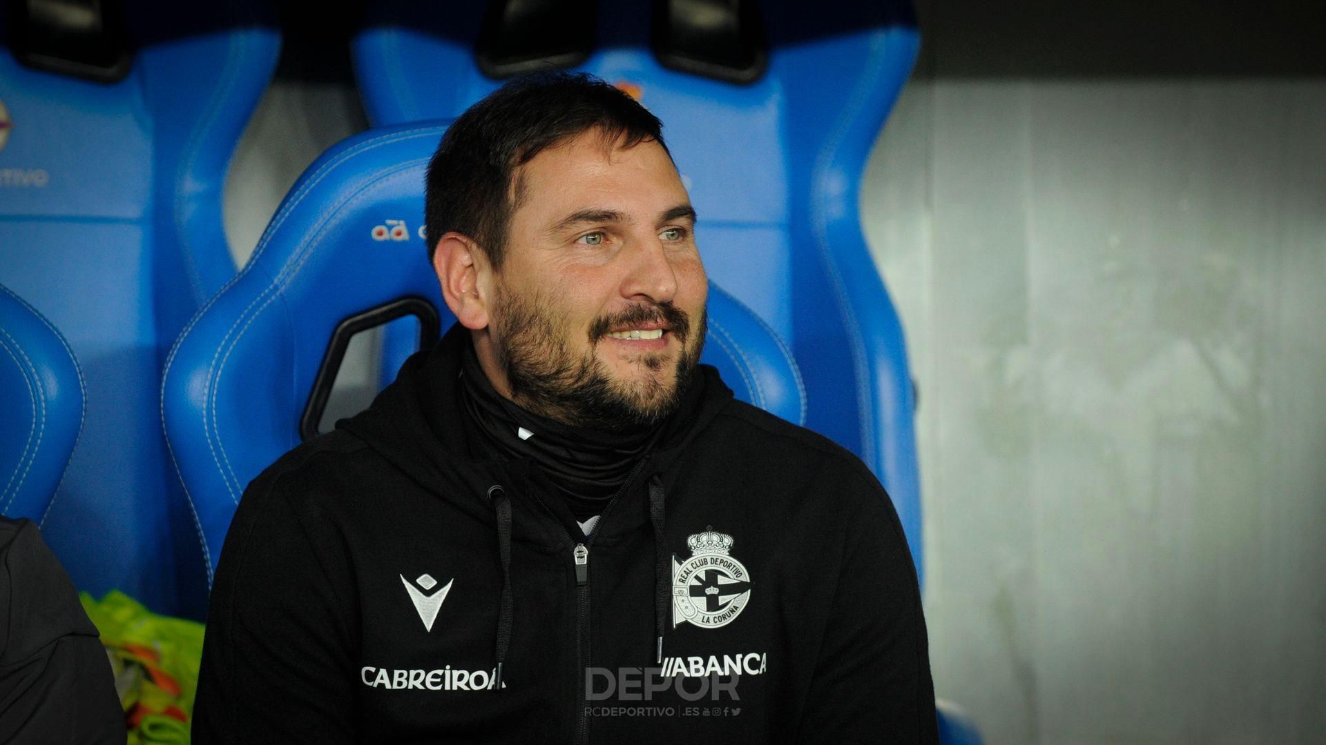 Manu Sánchez, entrenador del Dépor Abanca (Foto:RCD)