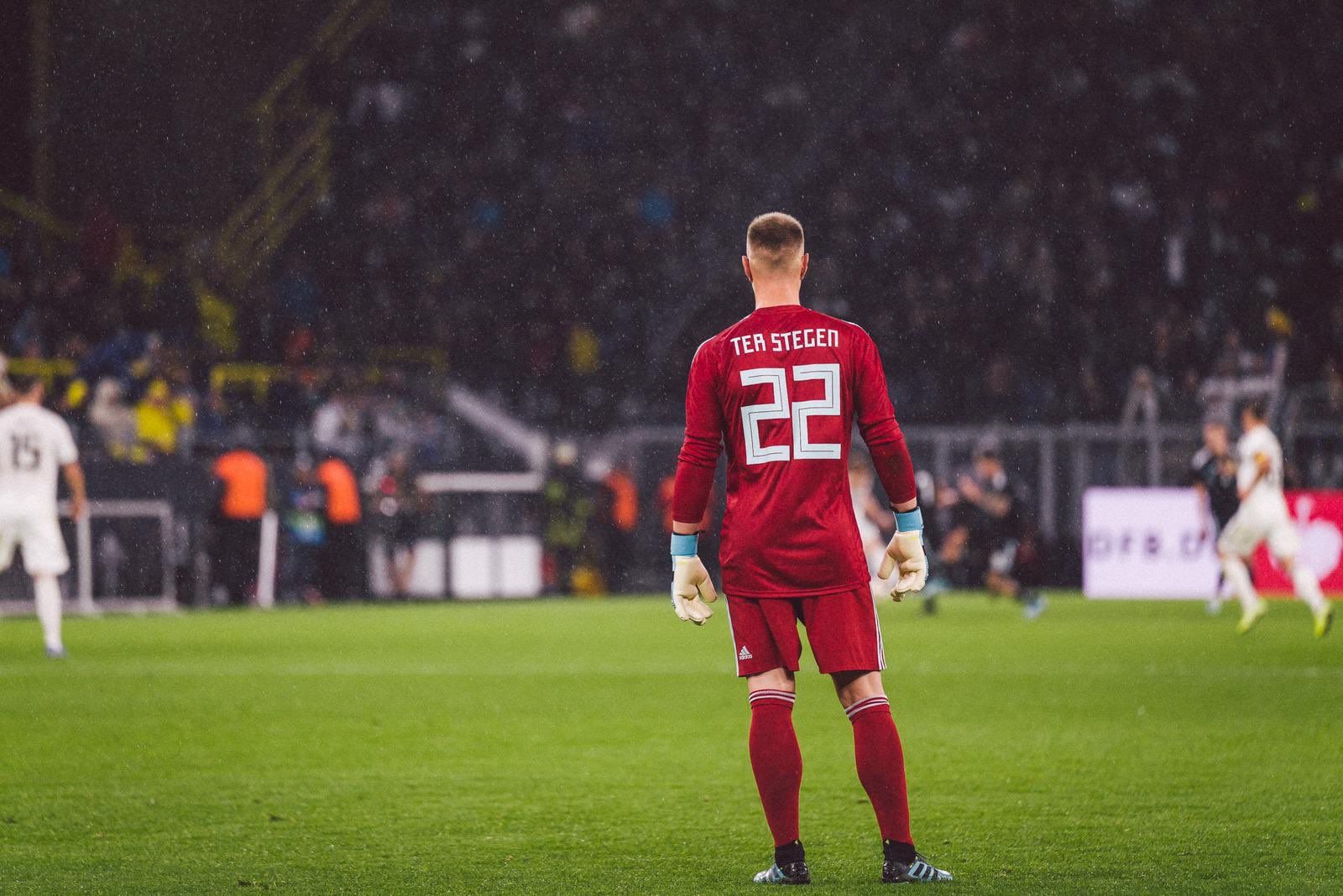  Marc Ter Stegen, en un partido con la selección alemana.