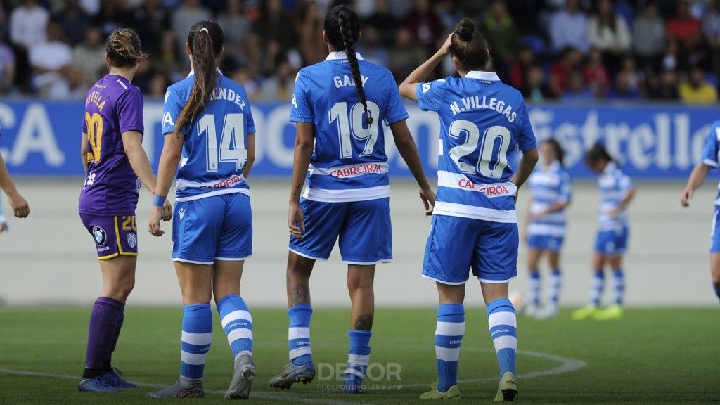  María Méndez, Gaby y Noelia Villegas, jugadoras del Dépor ABANCA (Foto:RCD)