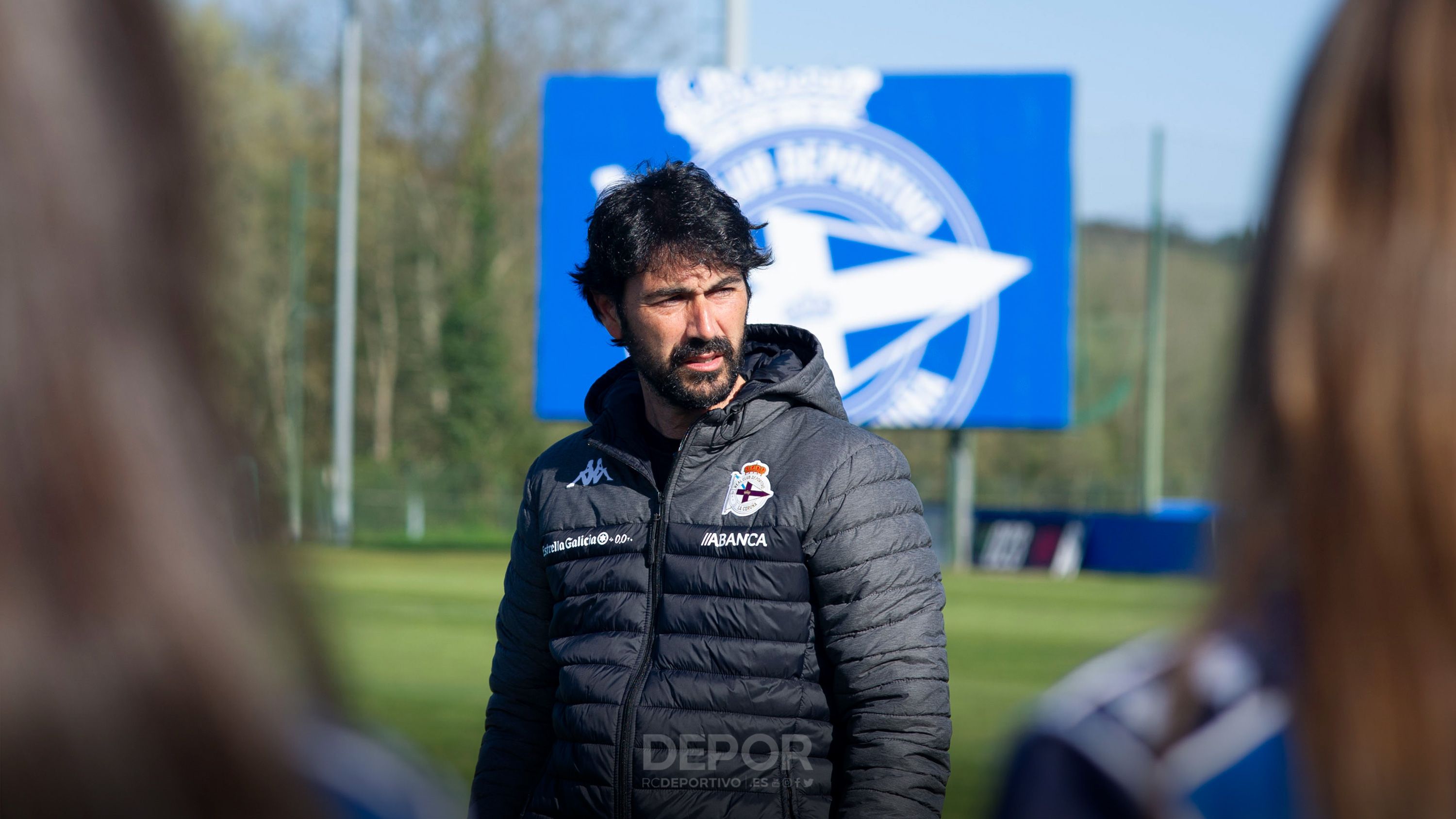  Miguel Llorente, entrenador del Dépor Abanca.