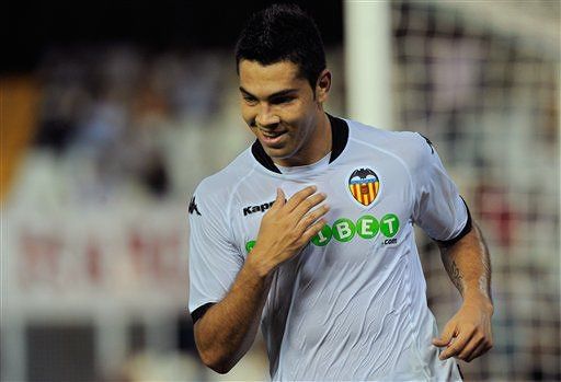  Miku con la camiseta del Valencia CF