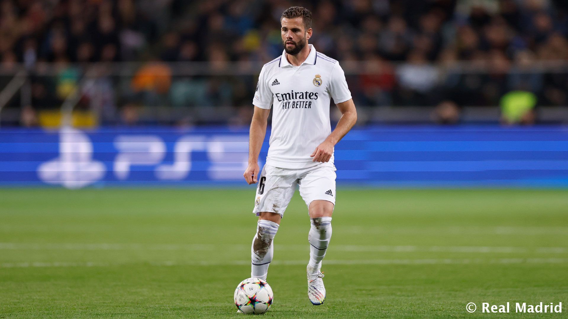 Nacho Fernández, durante un partido (Foto: Real Madrid).