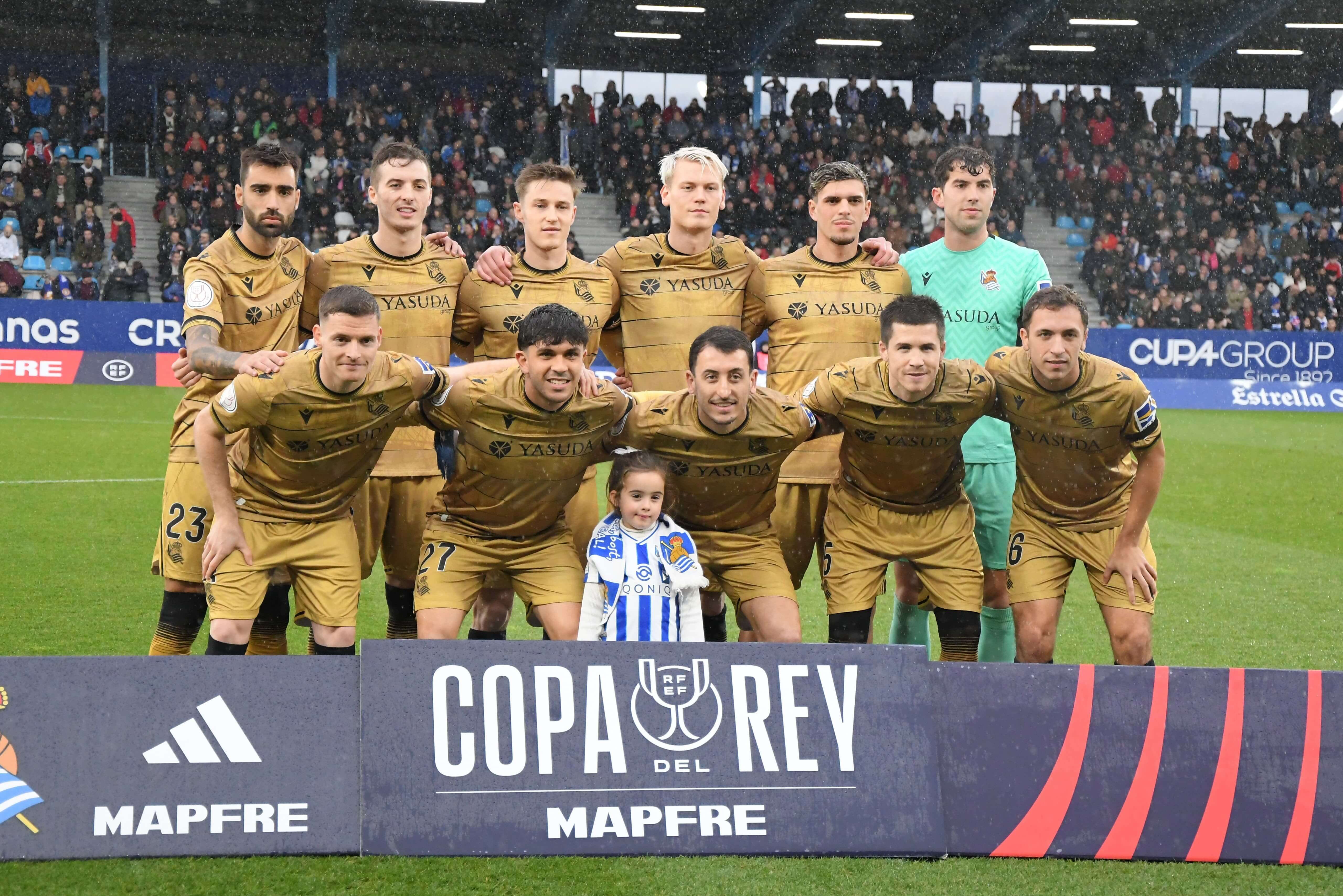  Once de la Real Sociedad en El Toralín.
