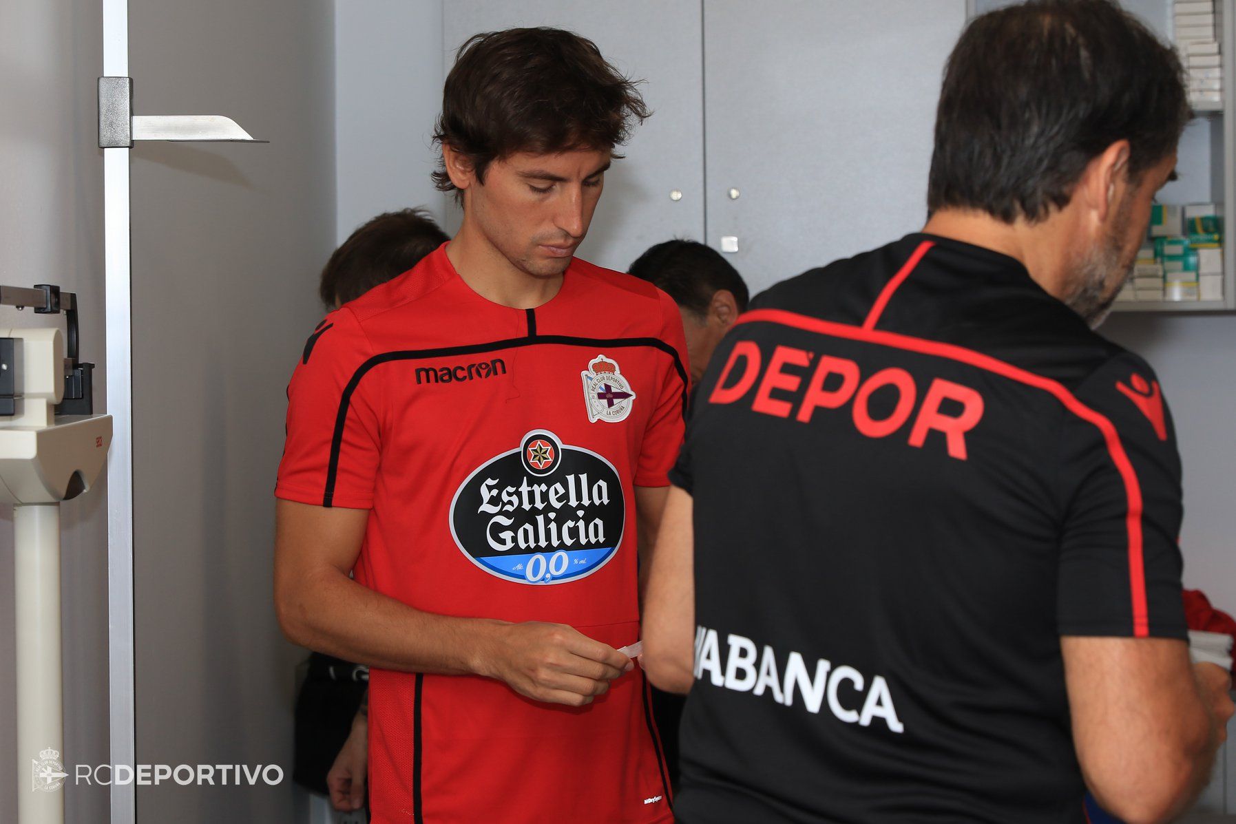 Pedro Mosquera, en el Deportivo.
