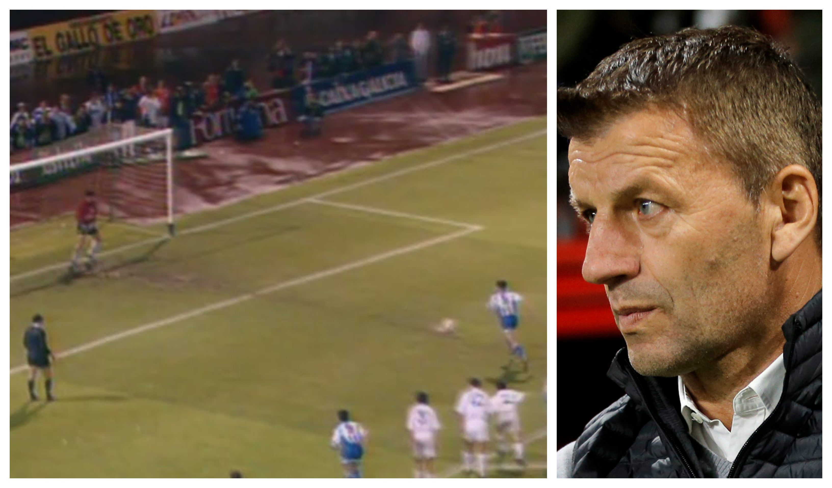 El penalti de Djukic en un Dépor-Valencia.