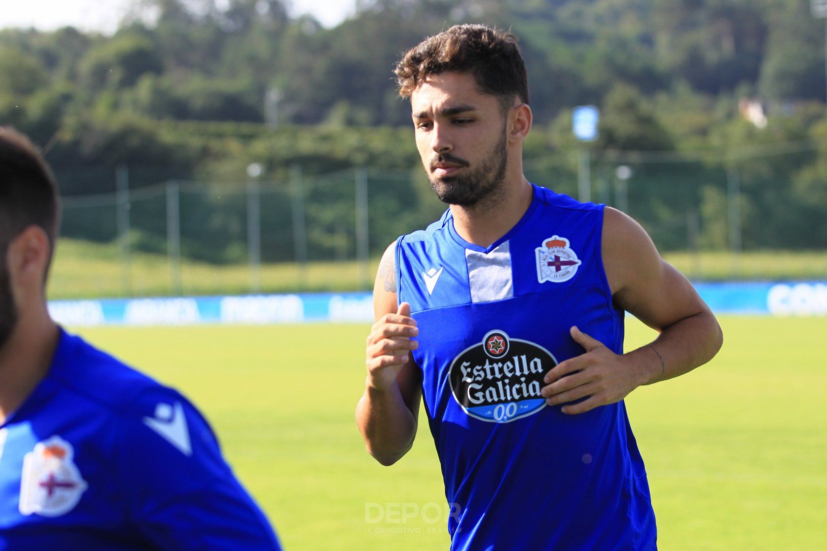  Peru Nolaskoain entrena en Abegondo.