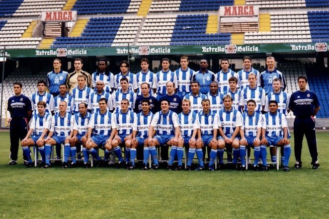  Plantilla del Dépor en la temporada 2000/01.