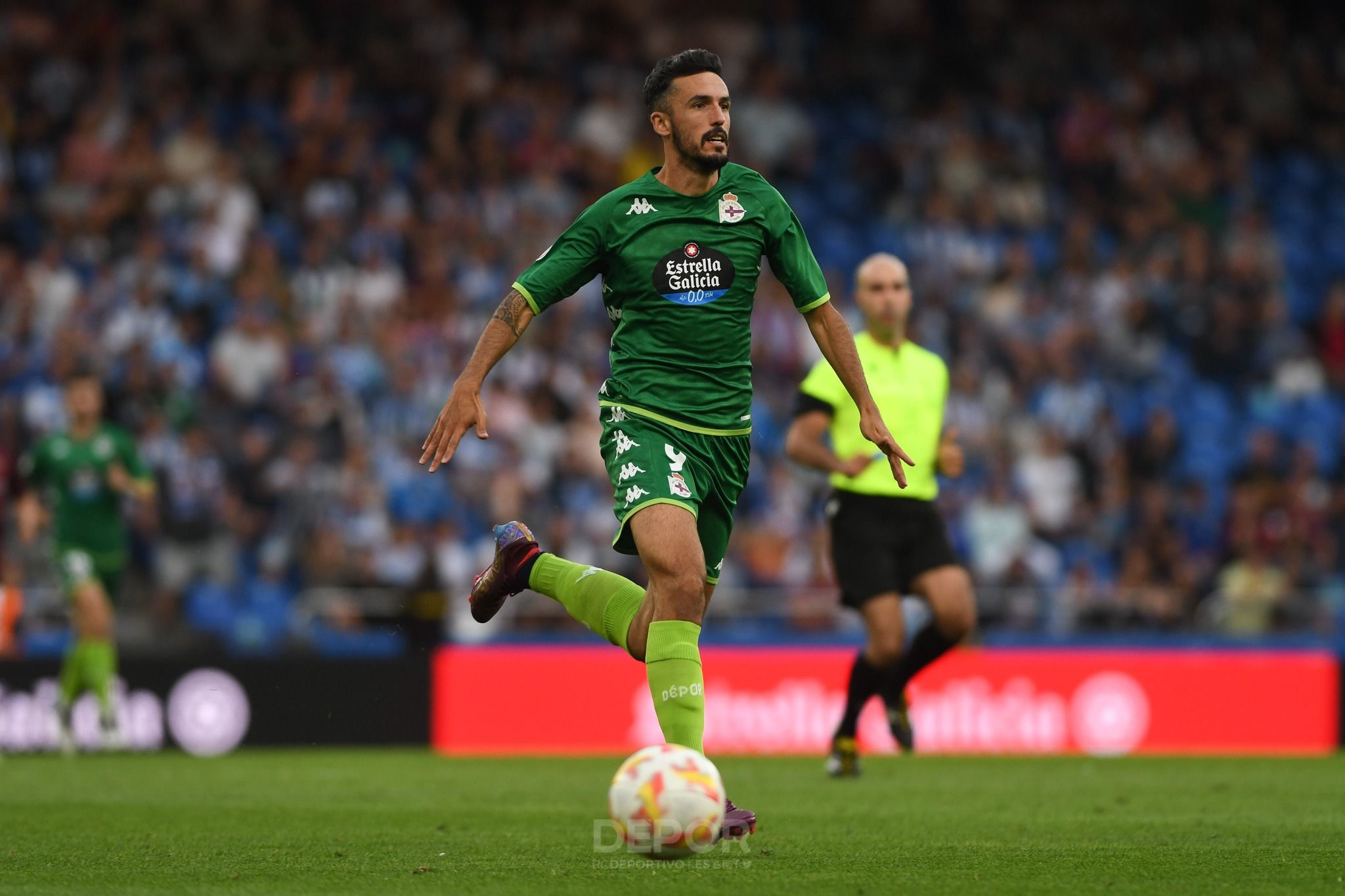  Alberto Quiles con la camiseta del Deportivo