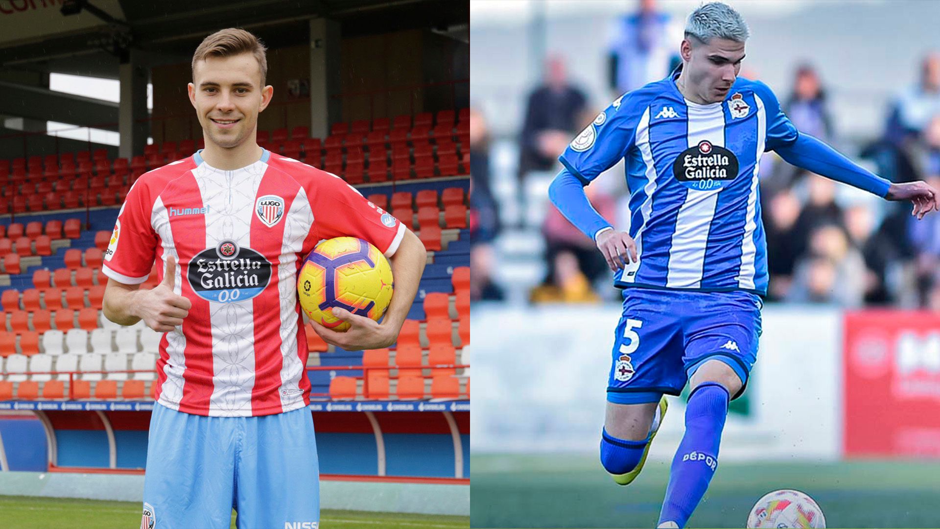  La llegada de Lebedenko provocará la salida de Retu, que jugará cedido en el Hércules hasta final de curso (Fotos: Lugo y RCD)