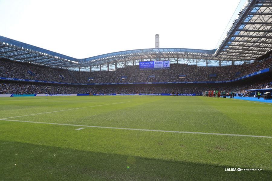  Riazor, durante el Dépor-Burgos.