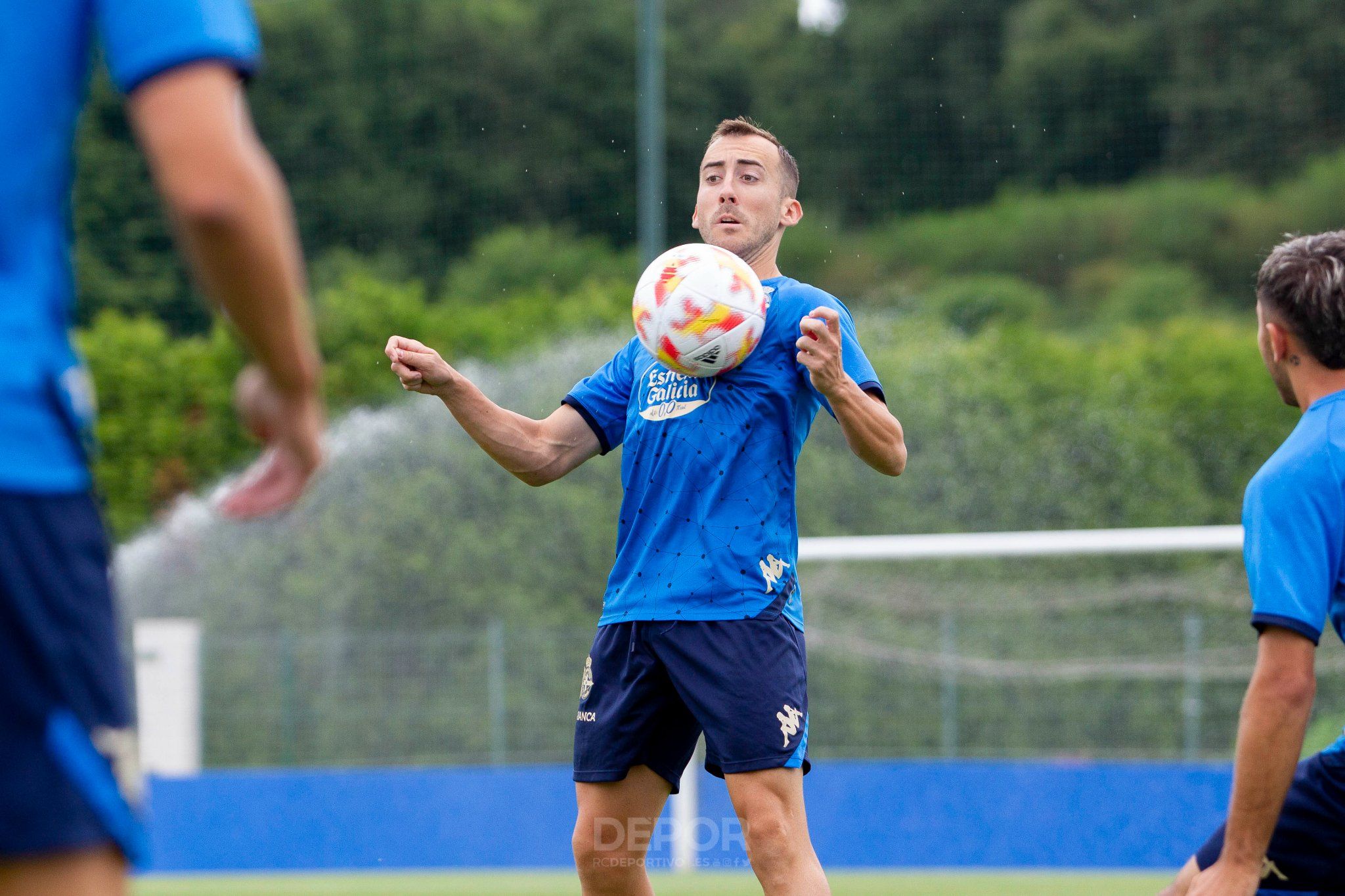 Rubén Díez, jugador del Deportivo