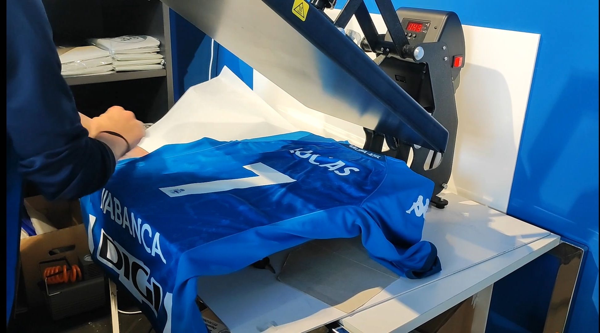  Serigrafía de la camiseta de Lucas Pérez