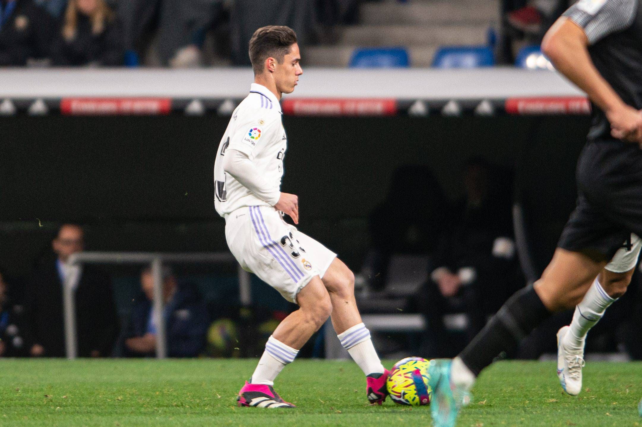  Sergio Arribas, durante el Real Madrid-Elche.