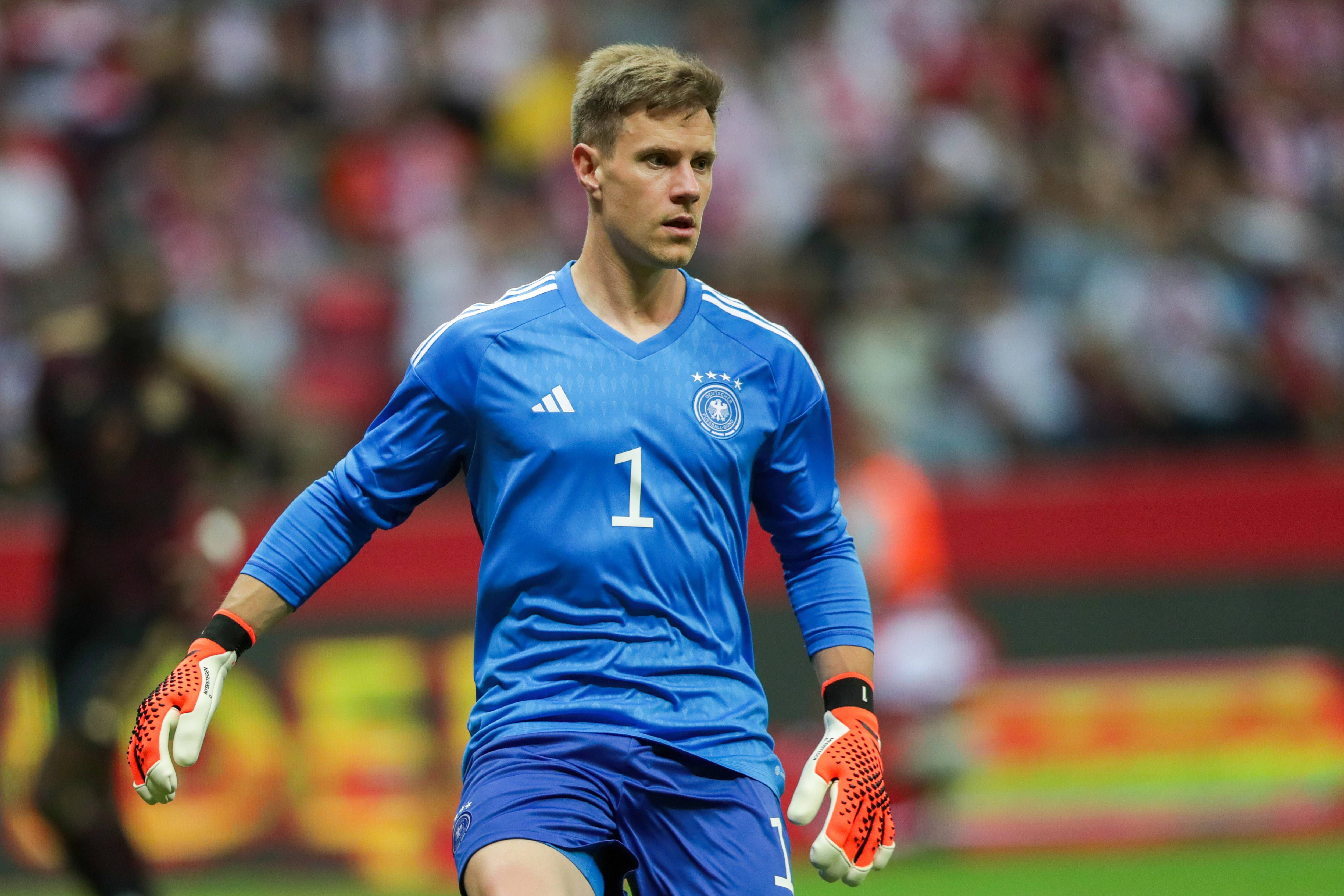  Ter Stegen, en un partido con Alemania.