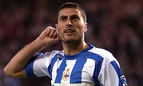  Diego Tristán, en su etapa como jugador del Dépor.