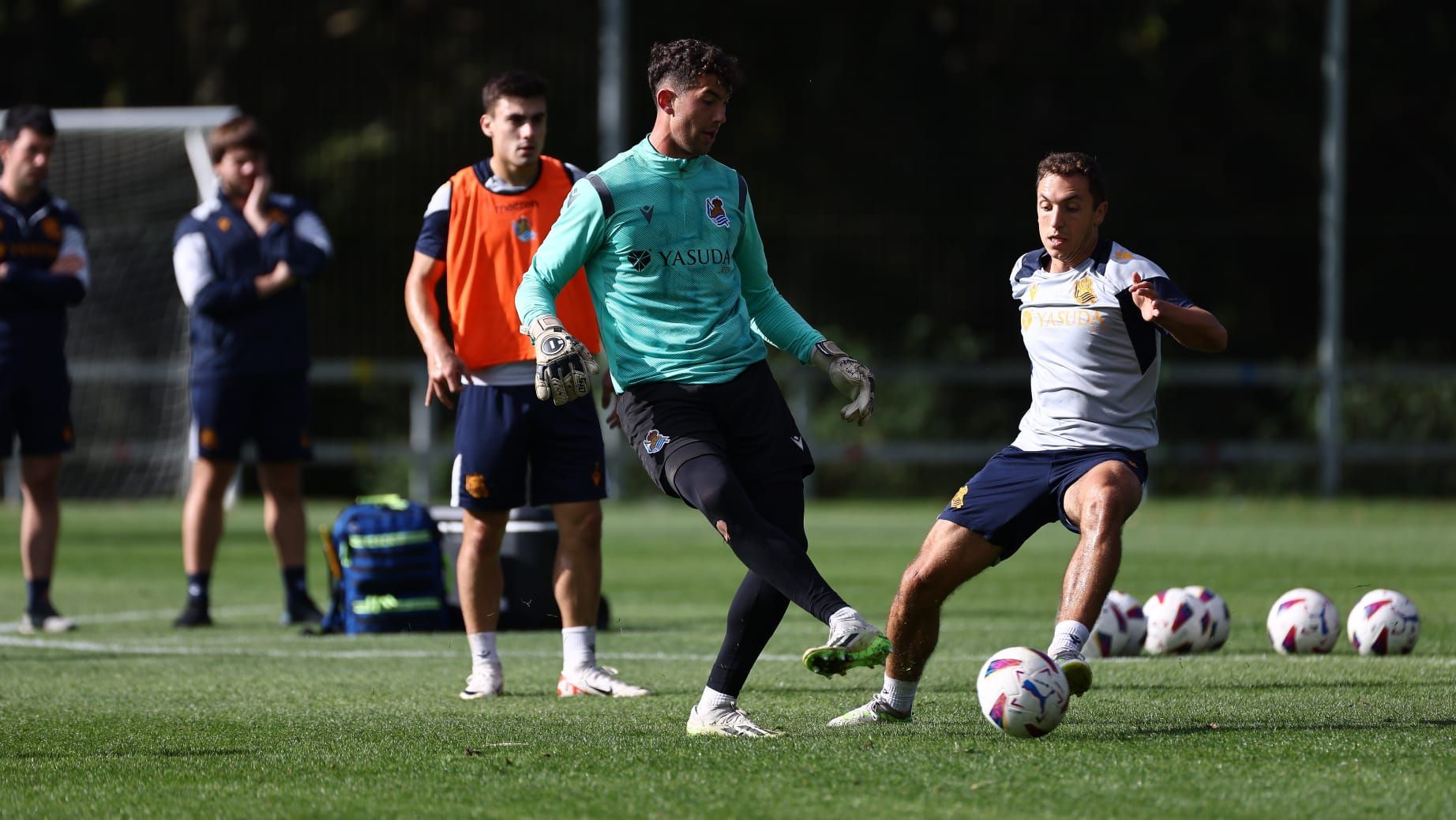 Unai Marrero, en un entrenamiento.