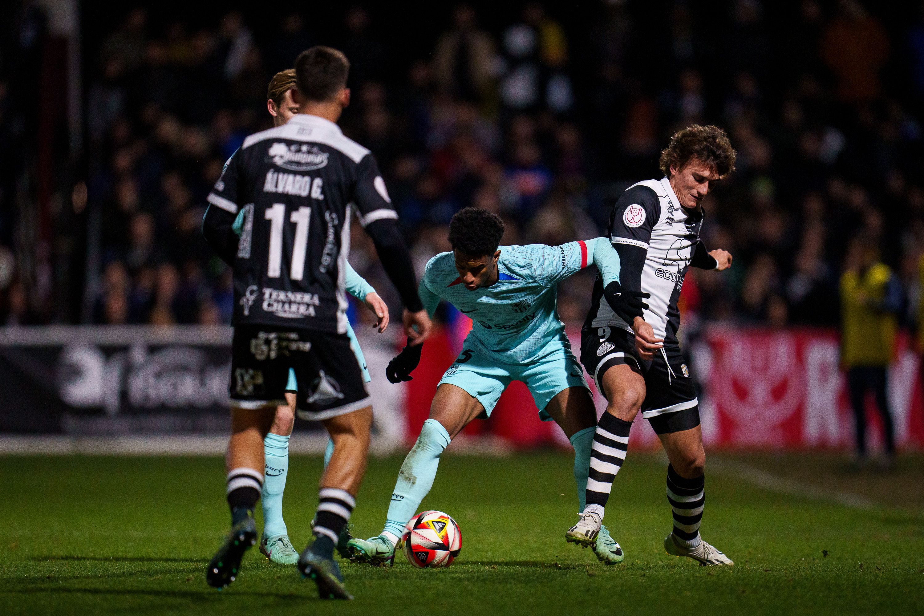  Javier Balsas pudo vivir en directo el Unionistas-Barcelona.