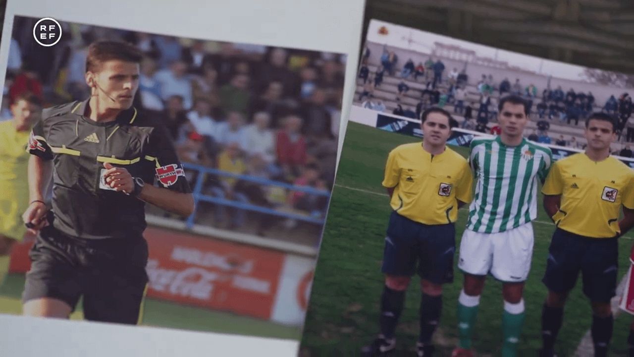  Gil Manzano en sus inicios como colegiado (RFEF)