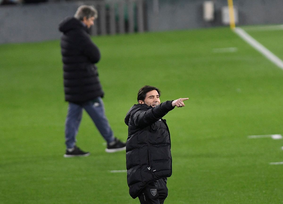  Marcelino y Pellegrini en el cruce de Copa.