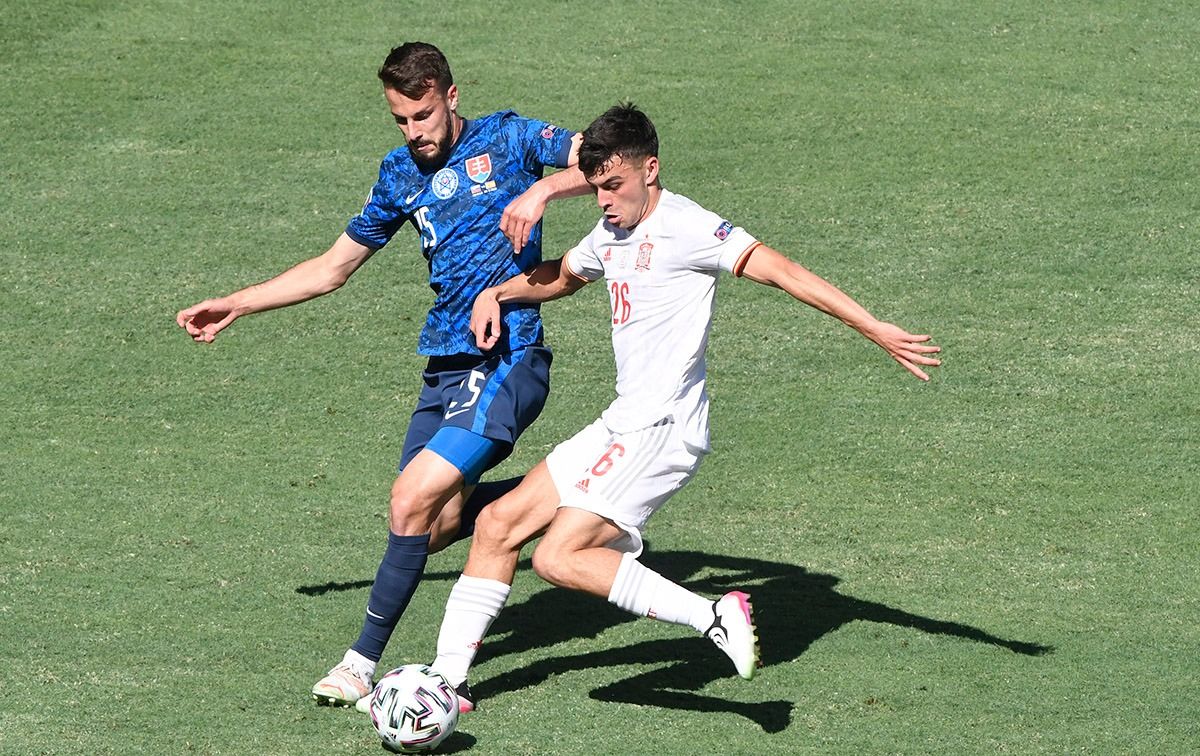 Pedri, ante Eslovaquia.