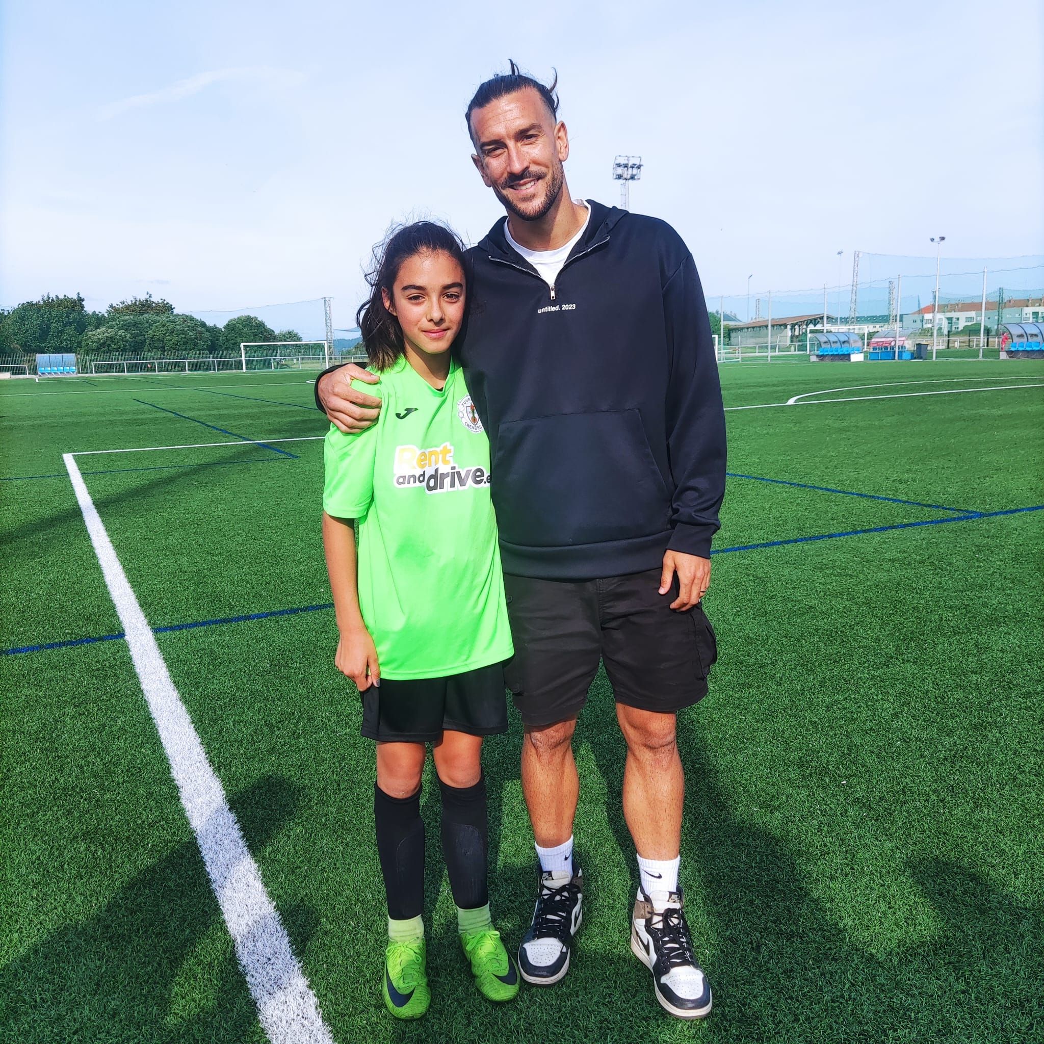Pablo Martínez y Marta, protagonistas de esta pequeña historia