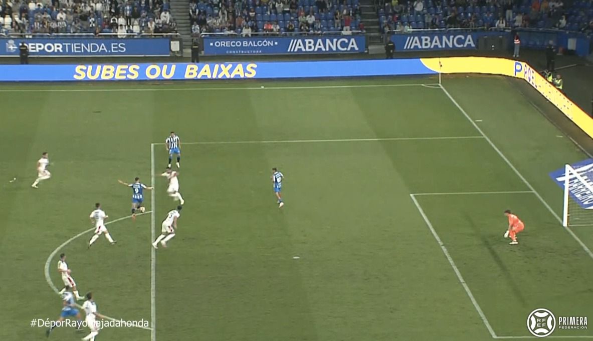 Momento clave del pase (FEF TV y Vavel)