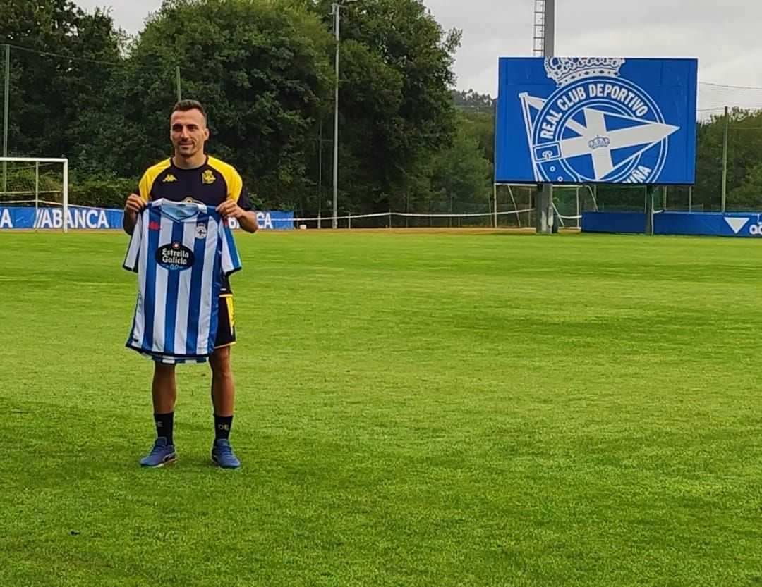  Pablo Valcarce, nuevo jugador del Deportivo