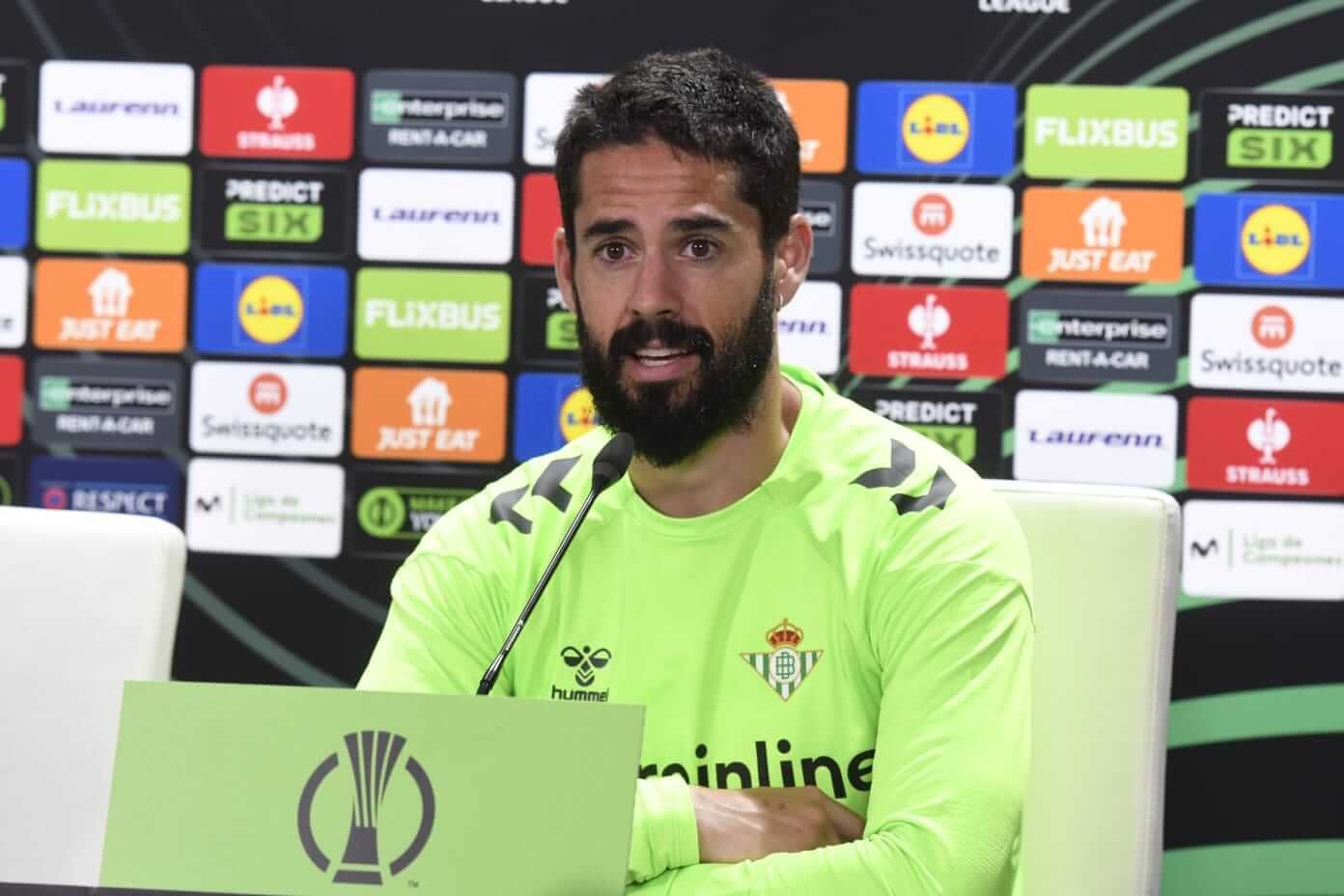  Isco Alarcón, en sala de prensa