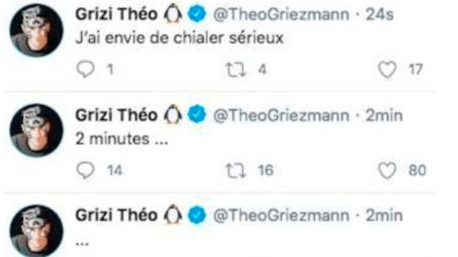  Los tuits del hermano de Griezmann.