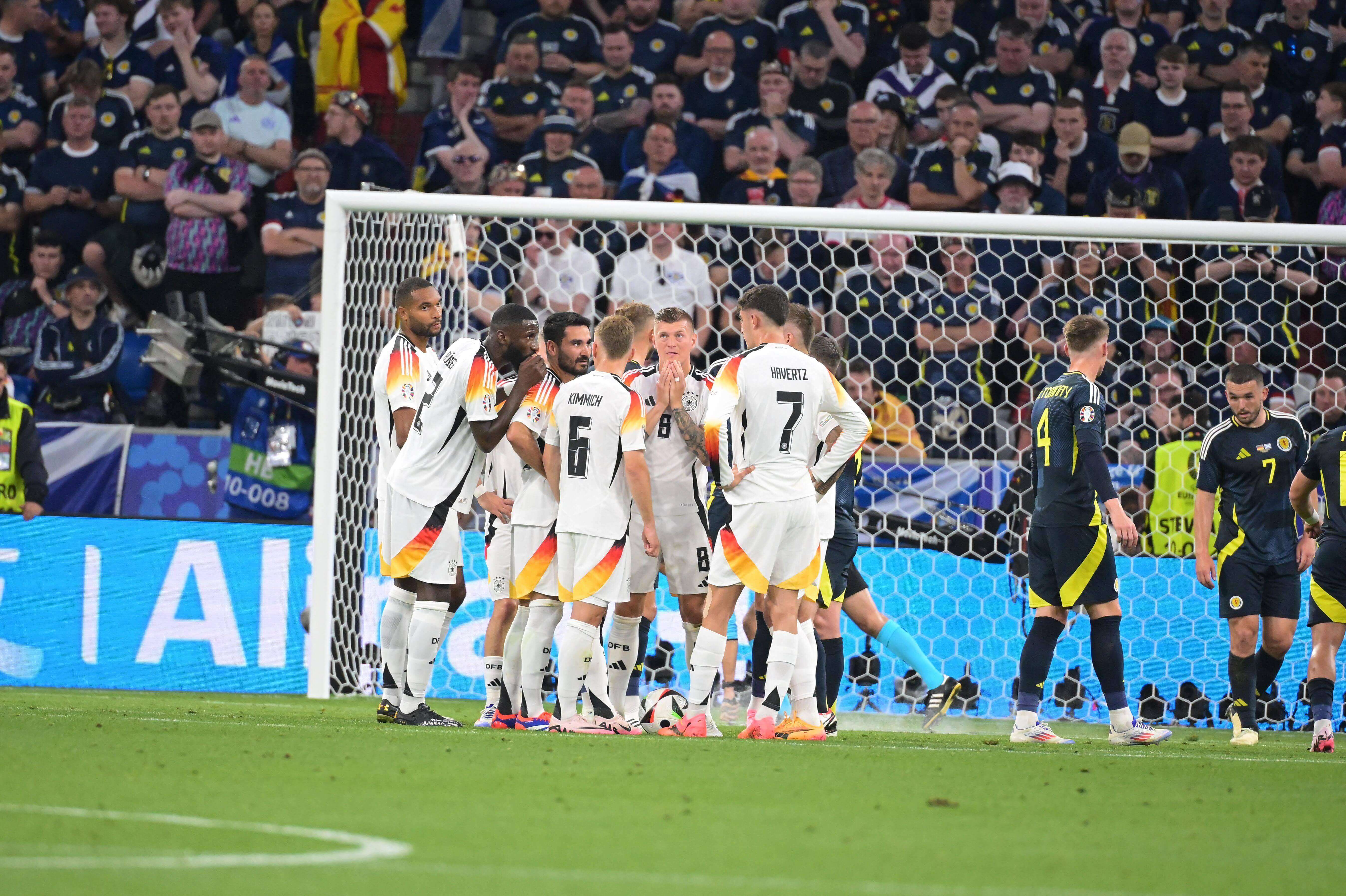  La Selección Alemana celebrando el gol contra Escocia (Cordon Press)