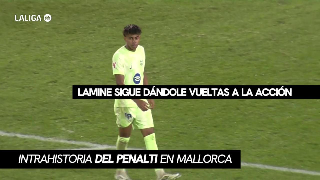  Raphinha y Lamine Yamal tras pitar penalti Gil Manzano (ElDesmareque)