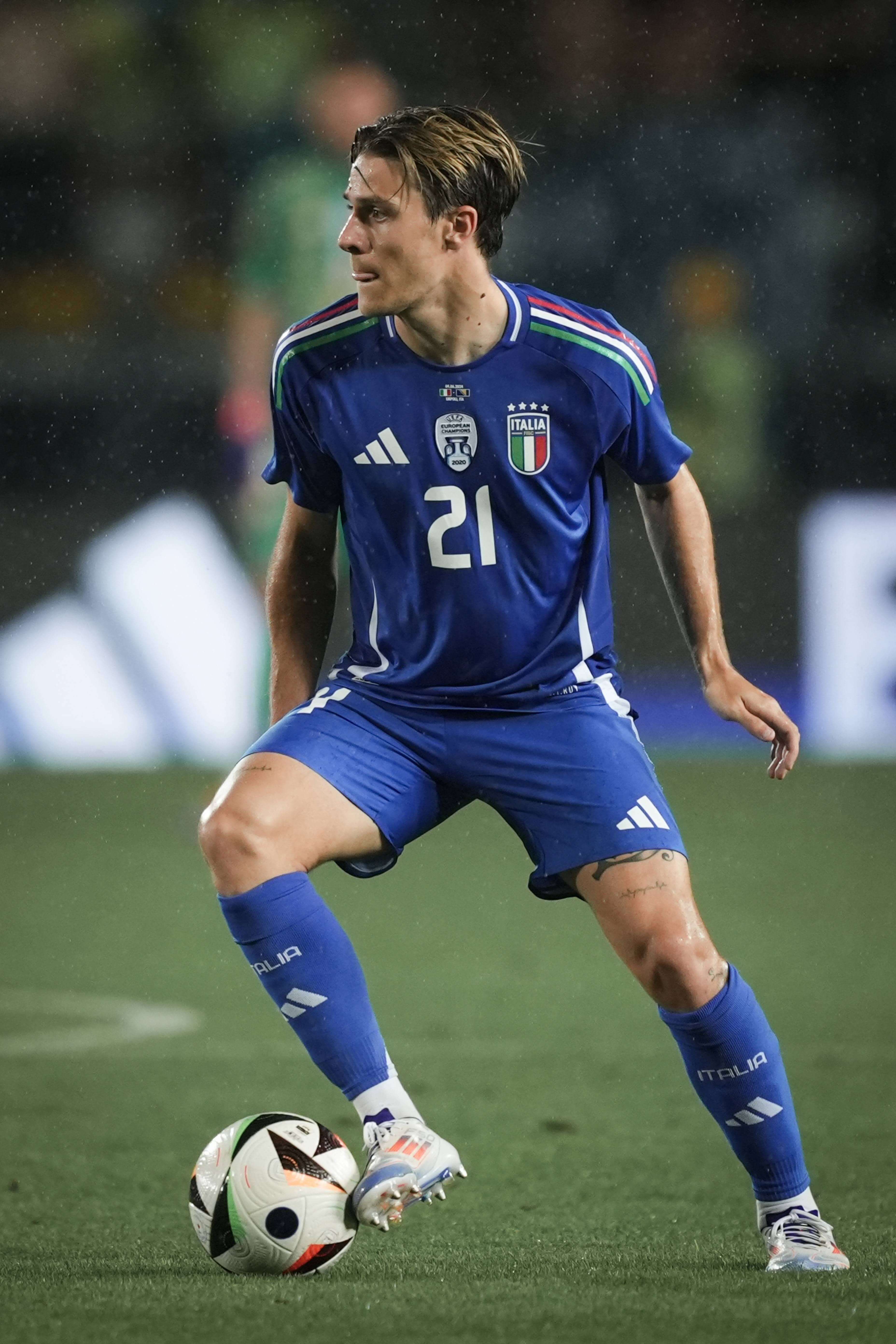  Nicolo Fagioli en un partido de la Selección Italiano (Cordon Press)