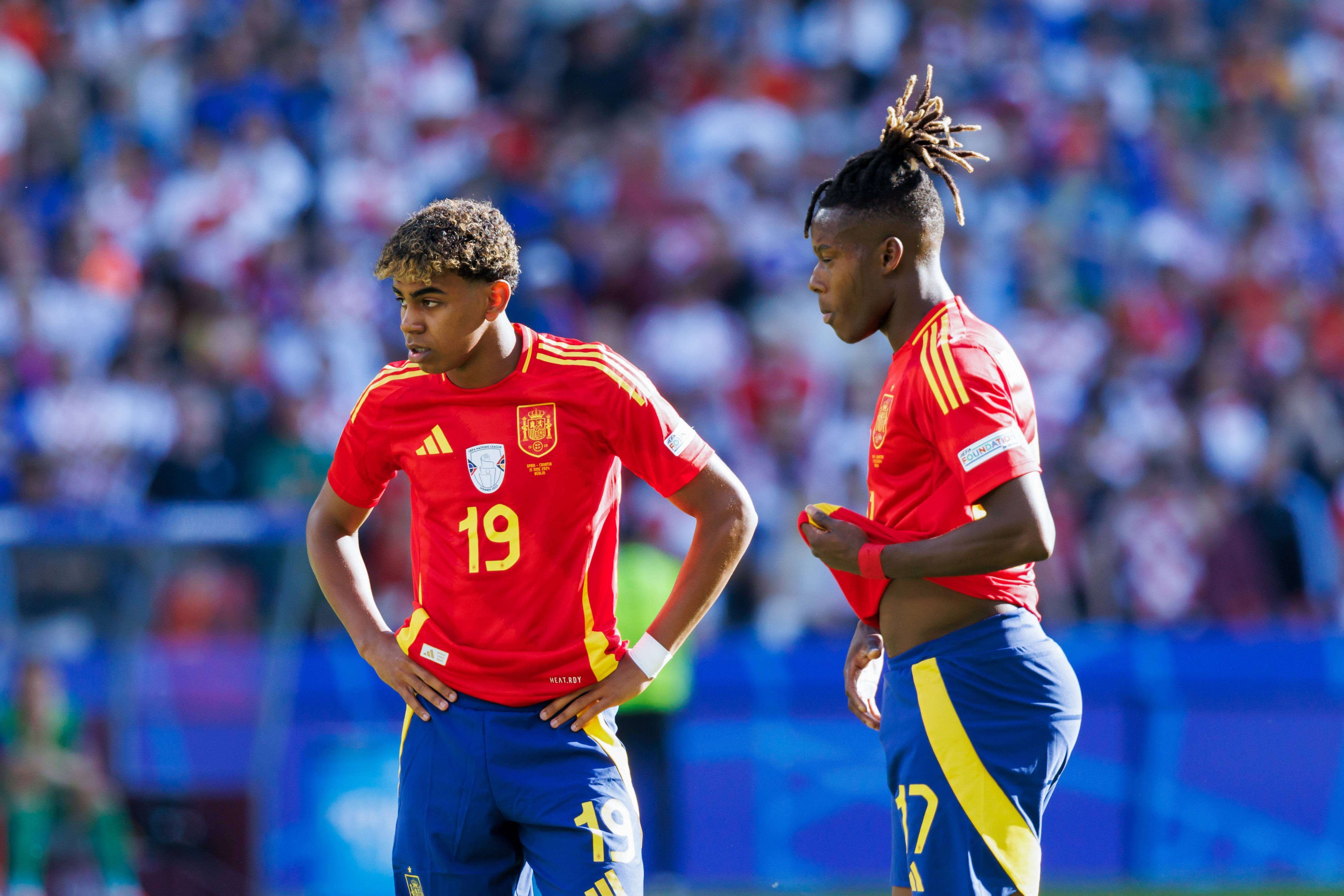 Lamine Yamal y Nico Williams en la Eurocopa 2024 (Cordon Press)
