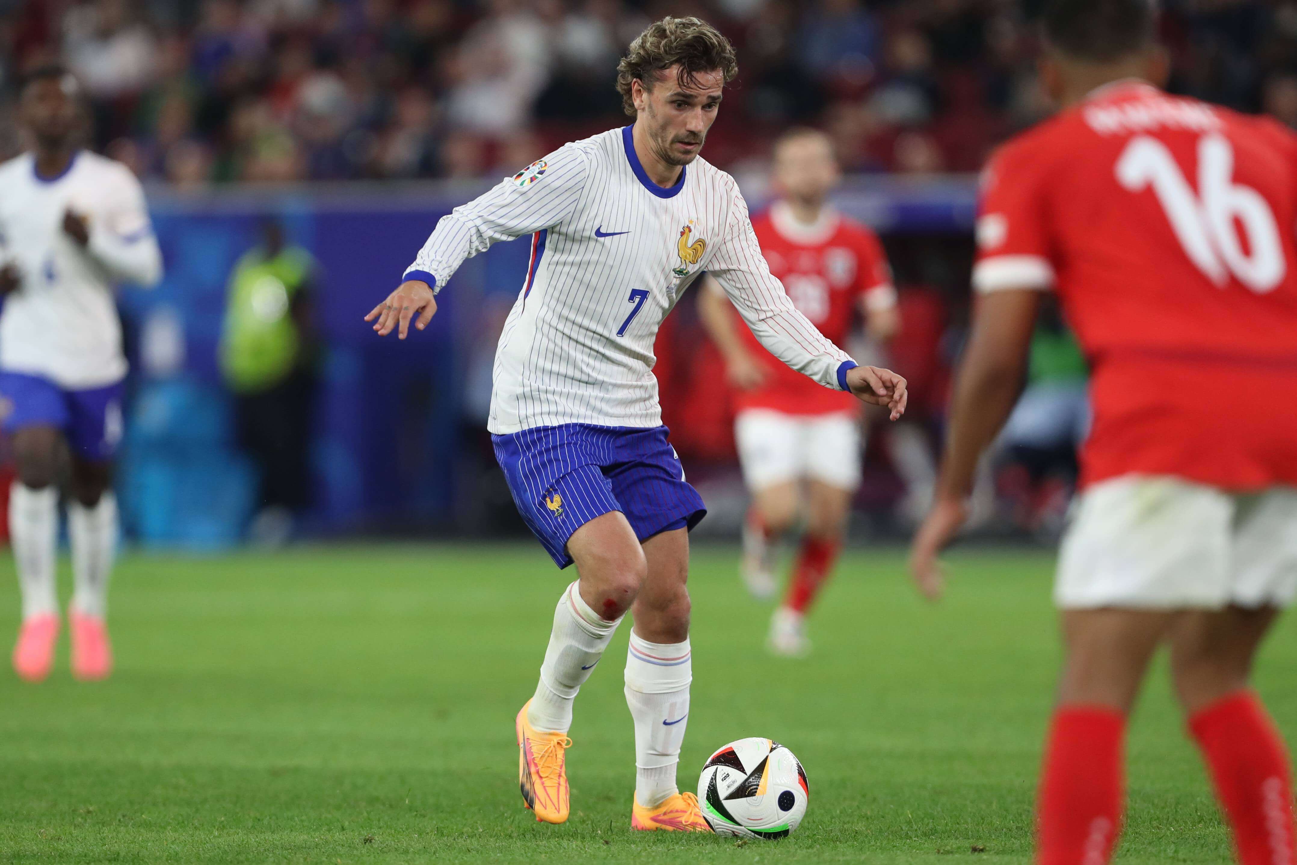  Antoine Griezmann durante el primer partido de la Euro 2024