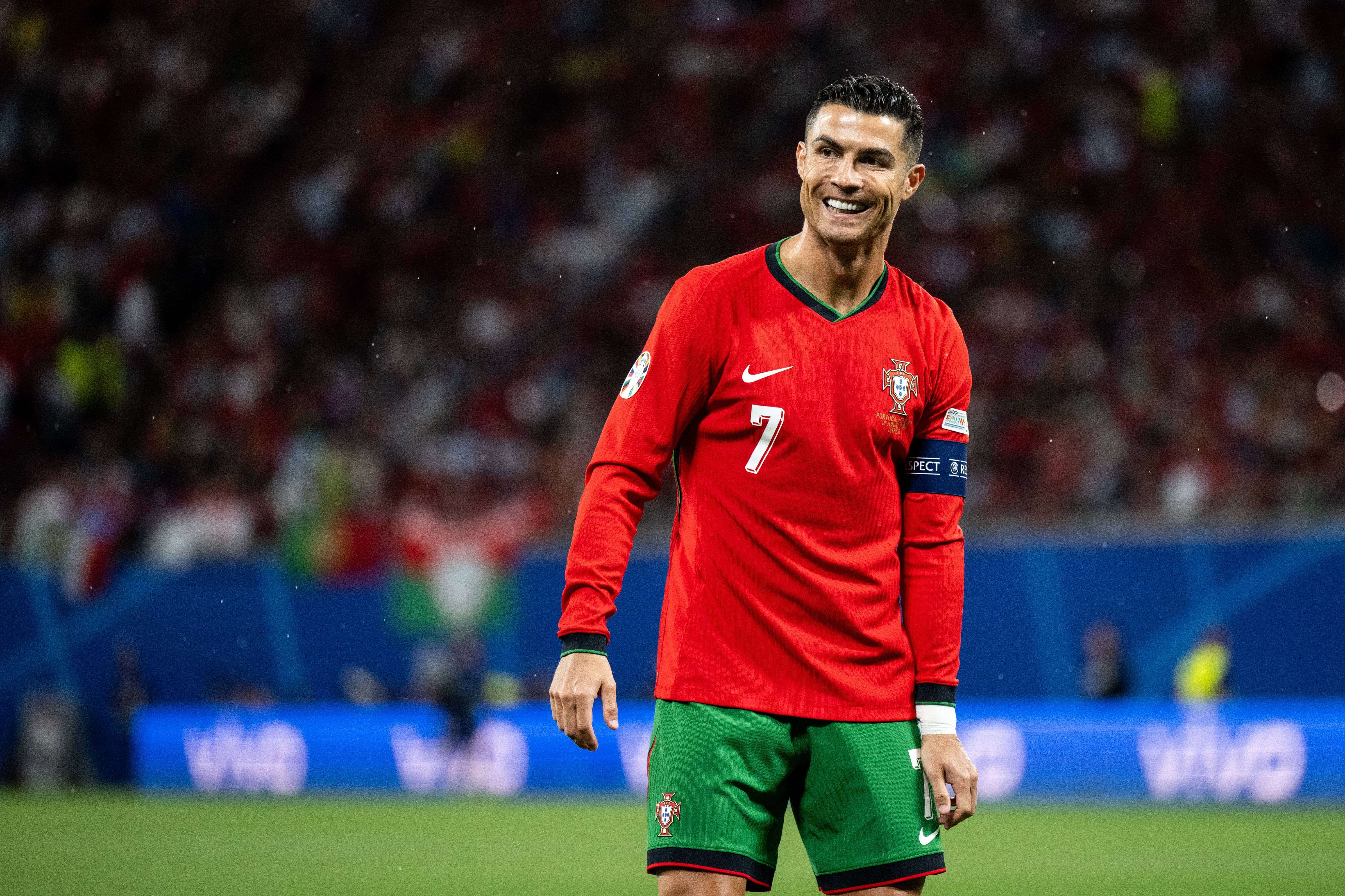  Cristiano Ronaldo en su estreno con Portugal en la Eurocopa 2024