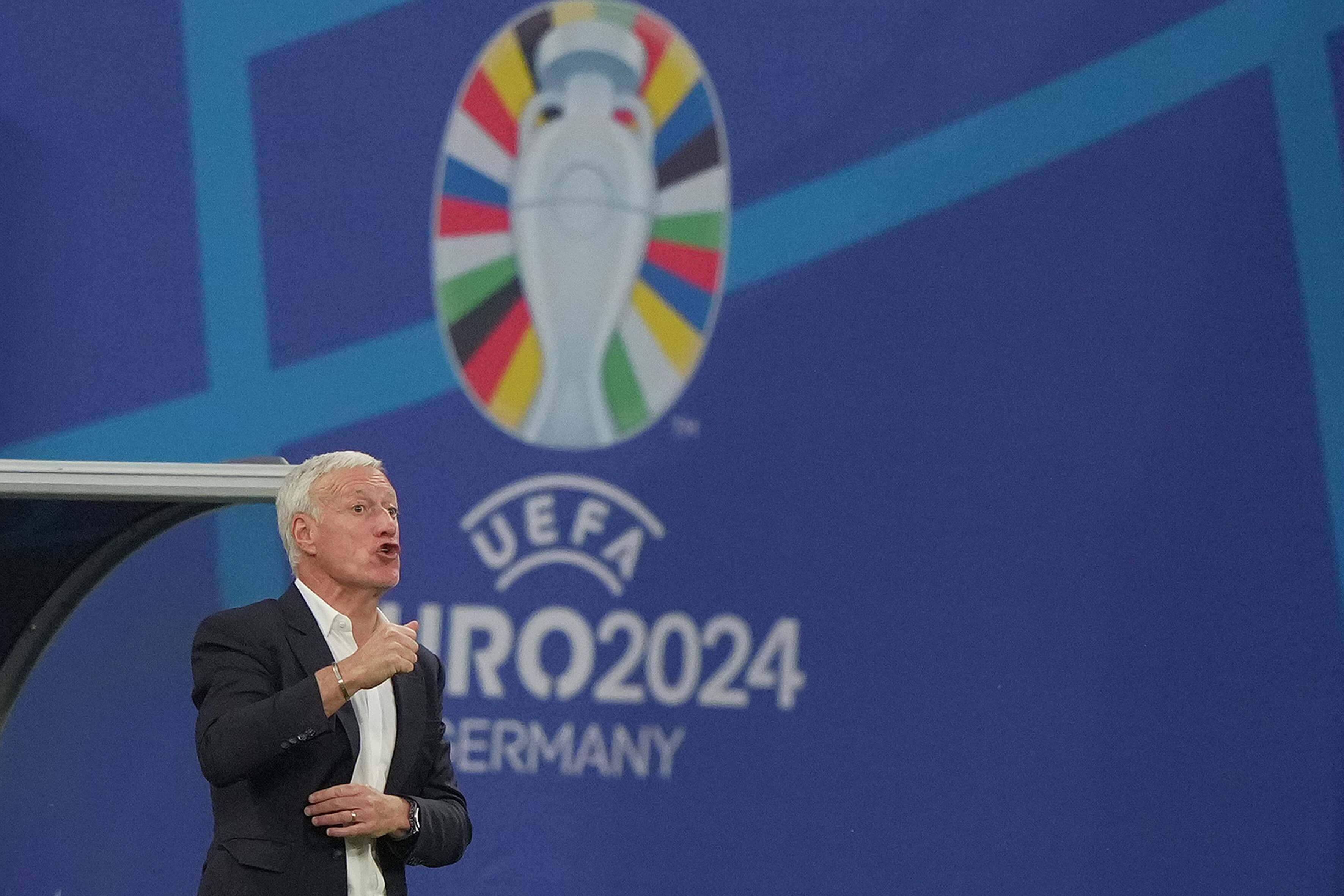  Didier Deschamps en el partido frente a Países Bajos