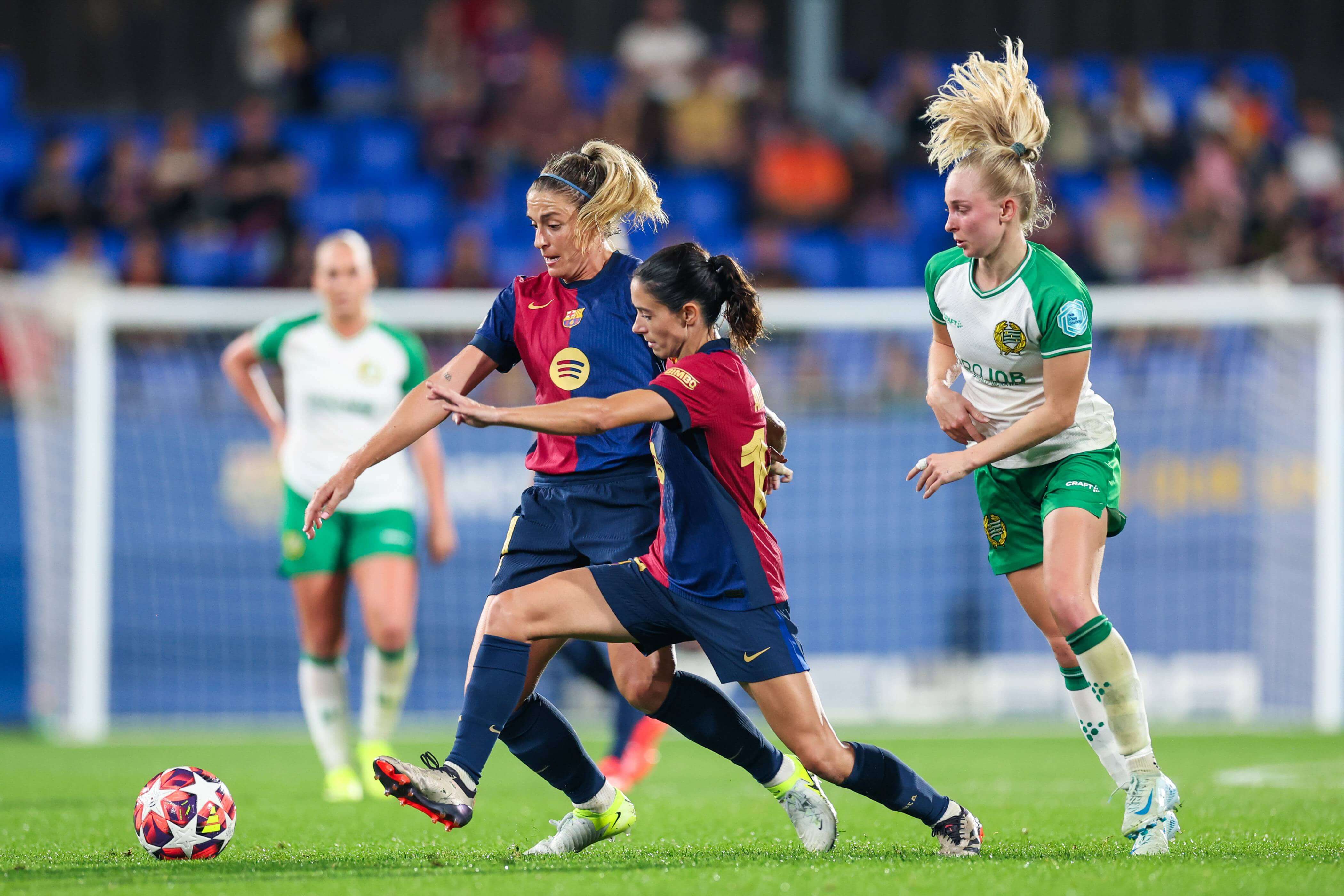  Aitana Bonmatí y Alexia Putellas, jugadoras del FC Barcelona