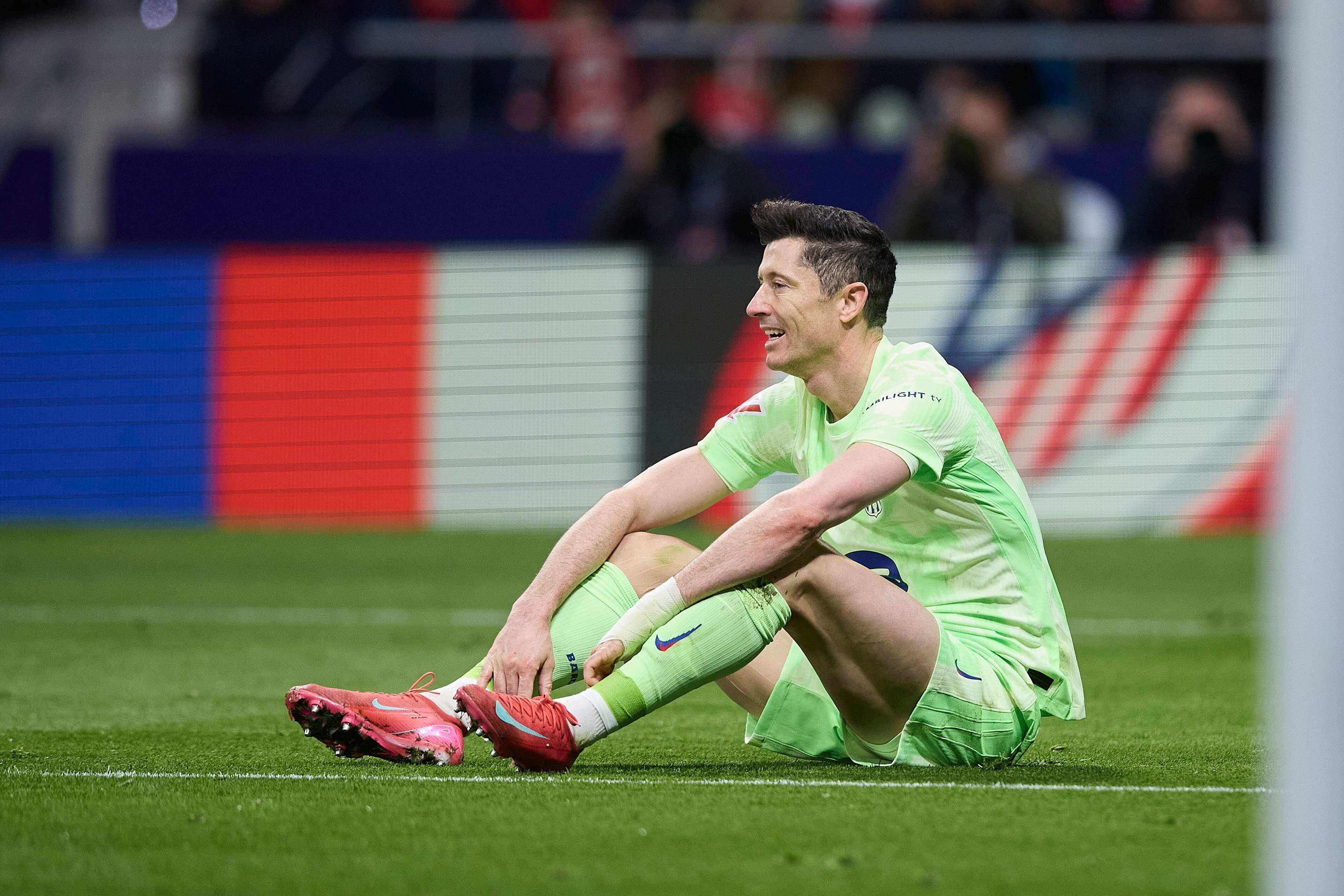  Lewandowski ante el Atlético de Madrid (Cordon Press)