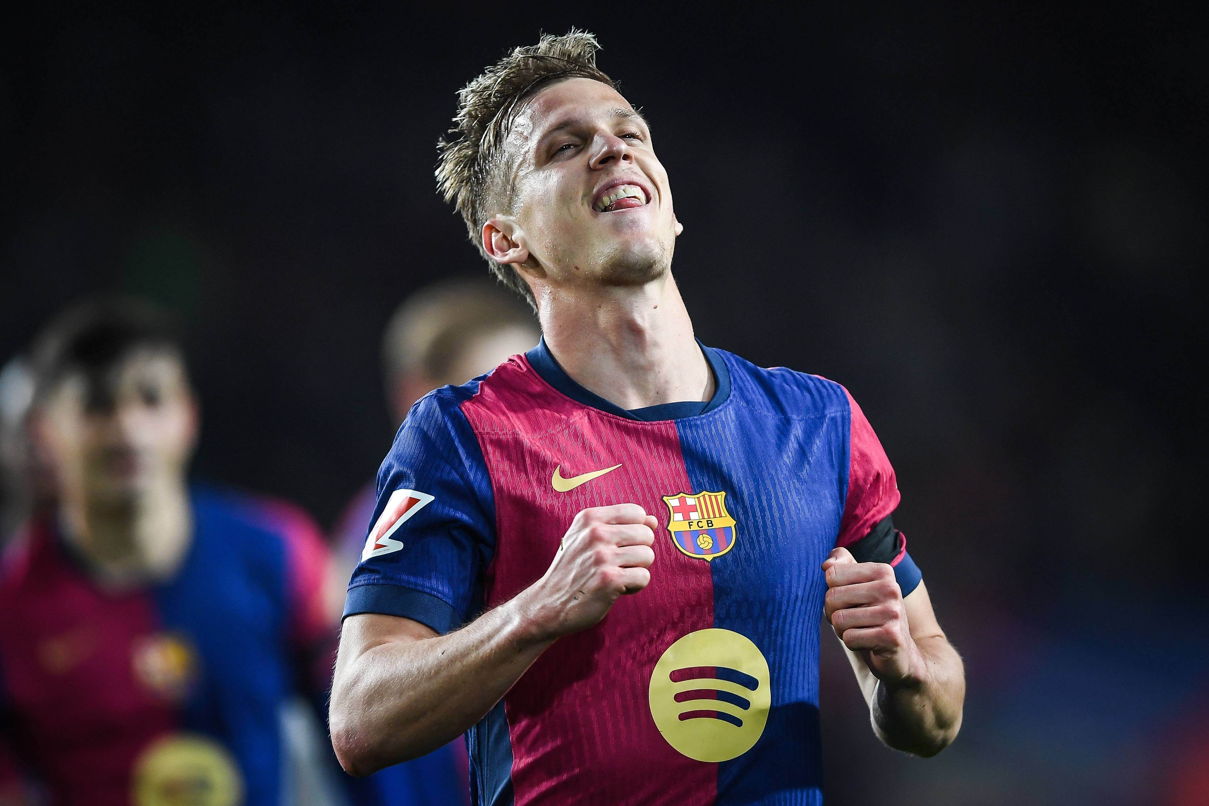 Dani Olmo, en un partido con el FC Barcelona (Cordon Press)