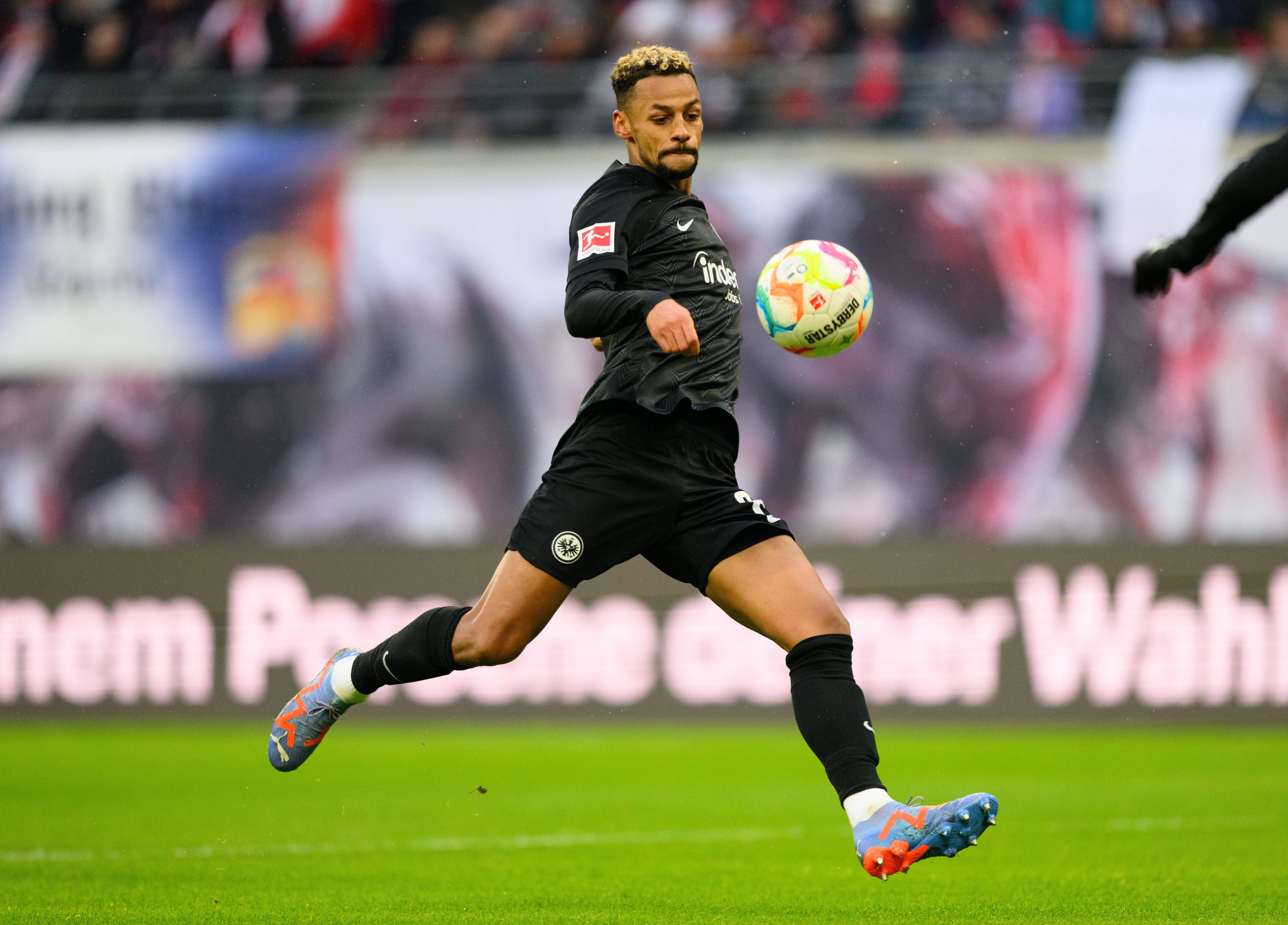 Djibril Sow, jugando con el Eintracht (Foto: Cordon Press).