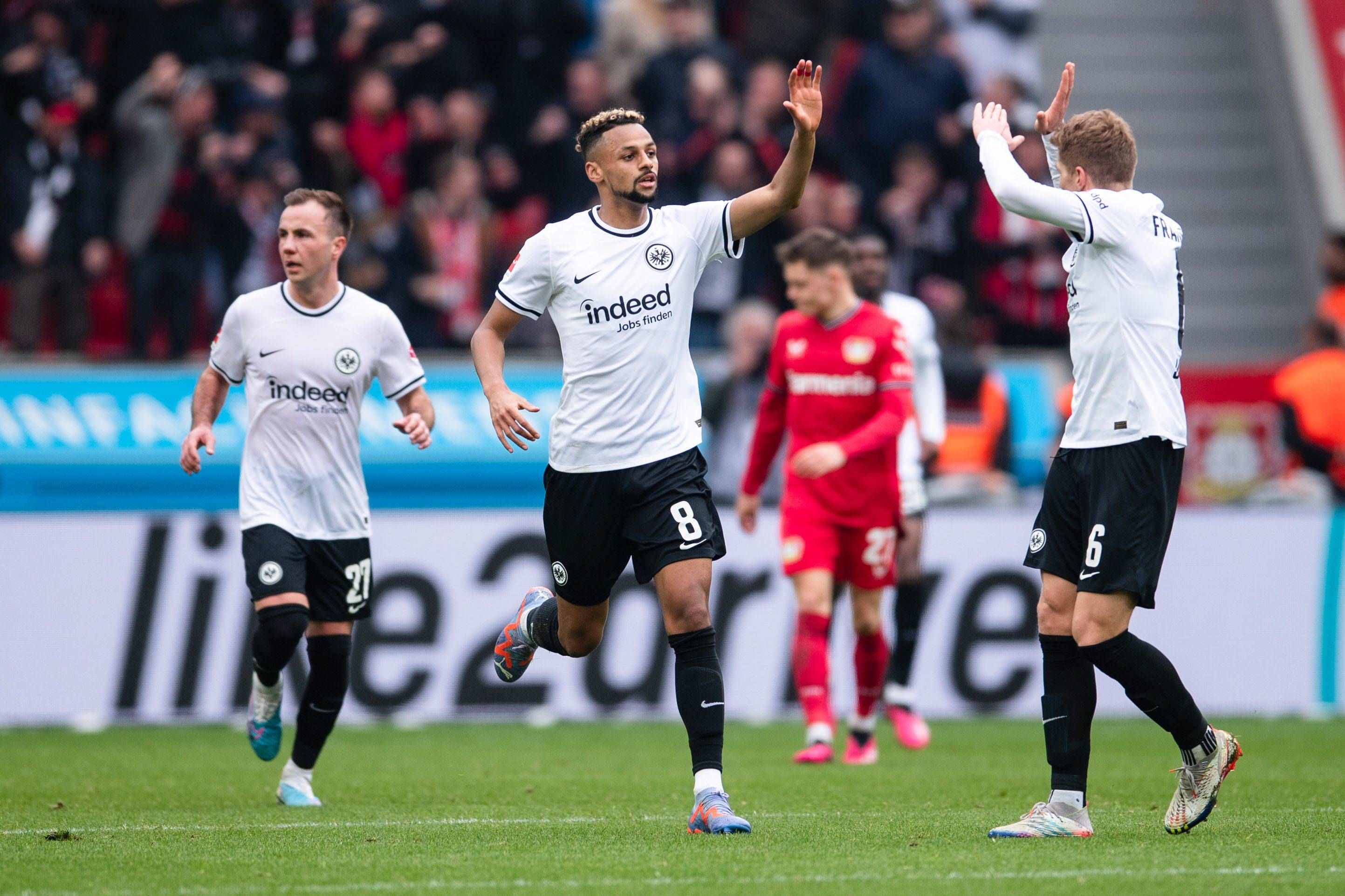  Sow, con el Eintracht.