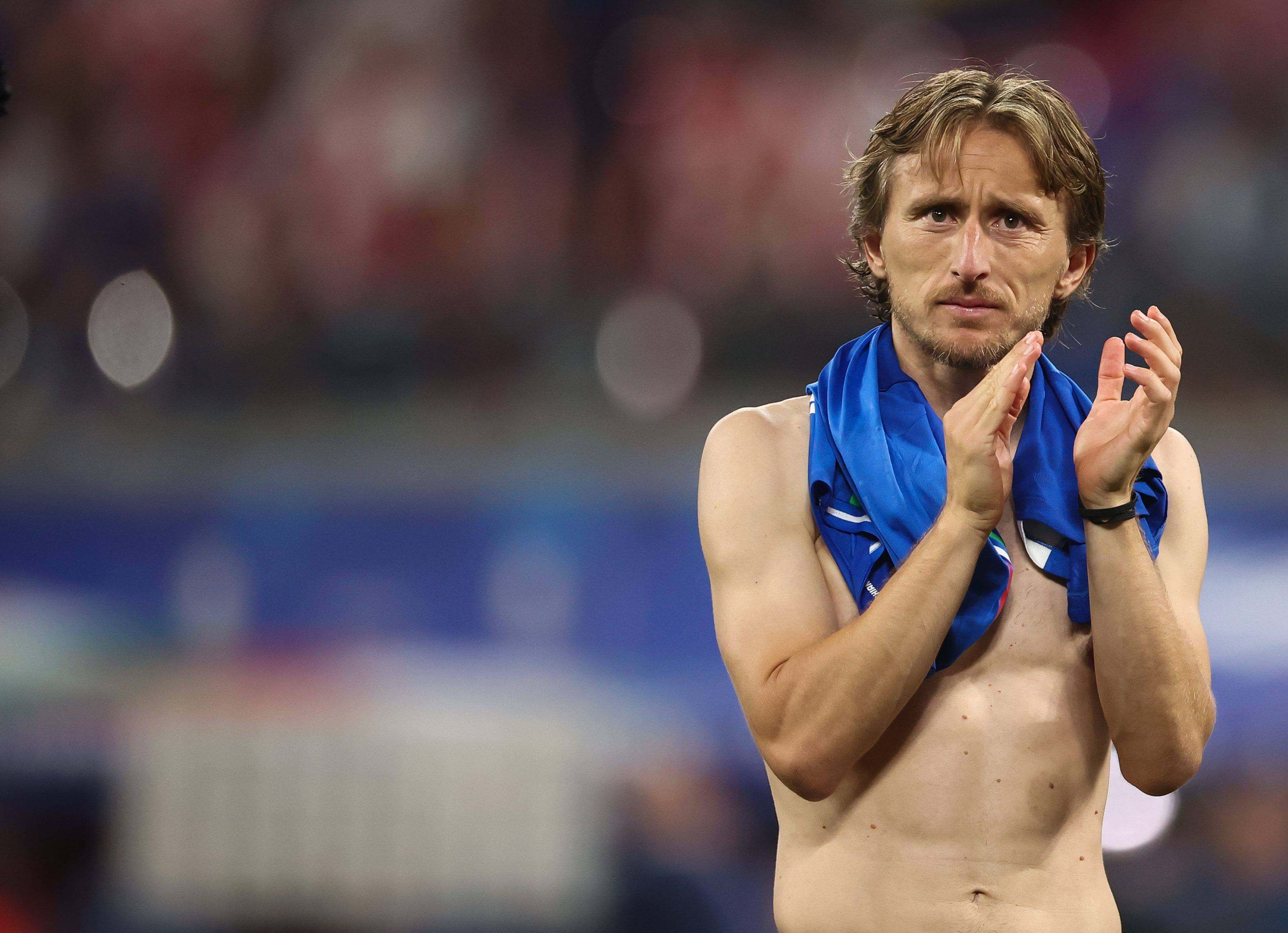  Luka Modric, devastado tras caer contra Italia (Cordon Press).