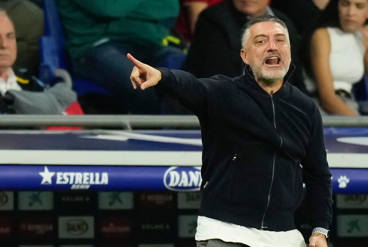  García Pimienta, ante el Espanyol.