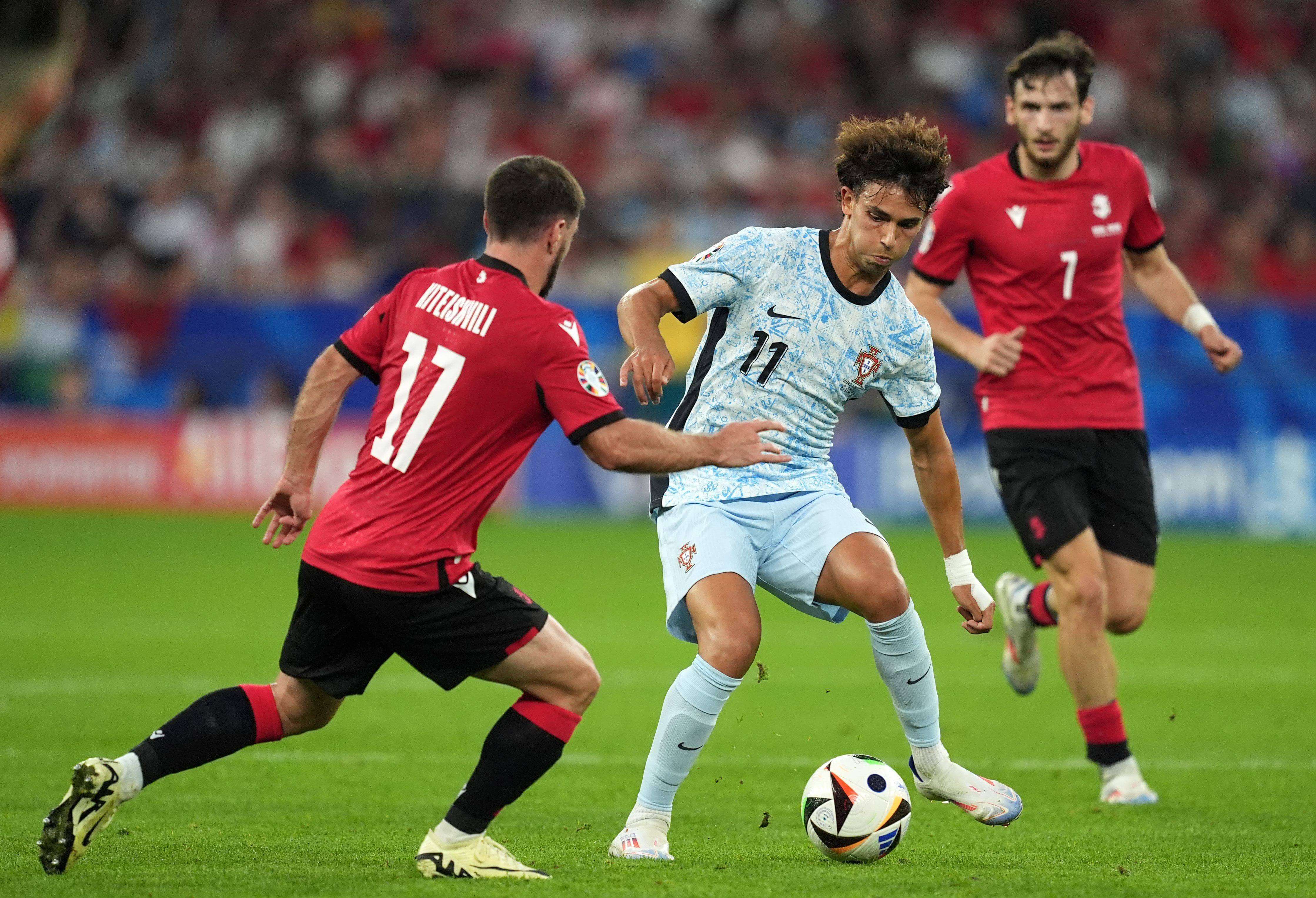  Joao Félix, durante el Georgia-Portugal.