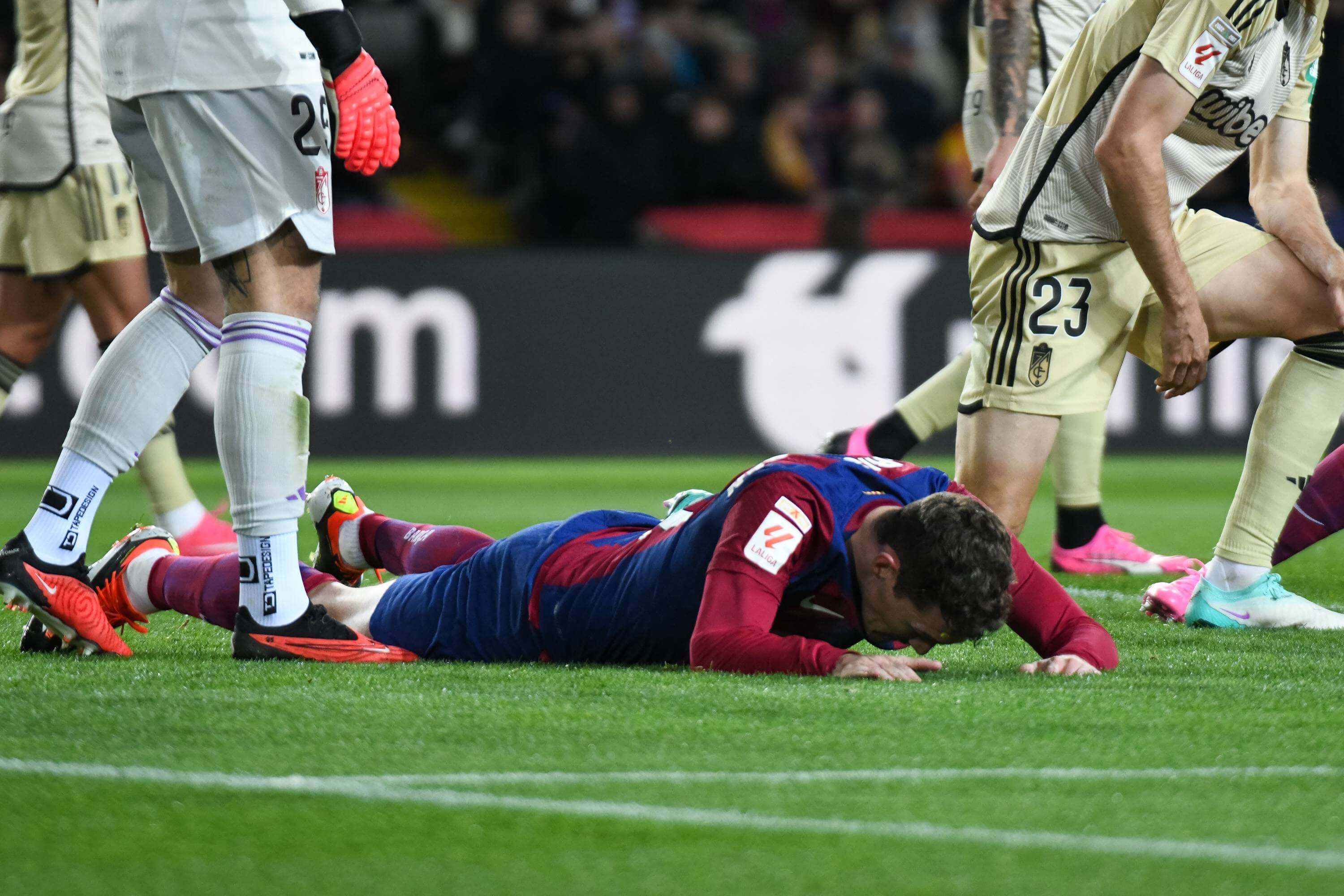  Andreas Christensen en el encuentro del Barça ante el Granada